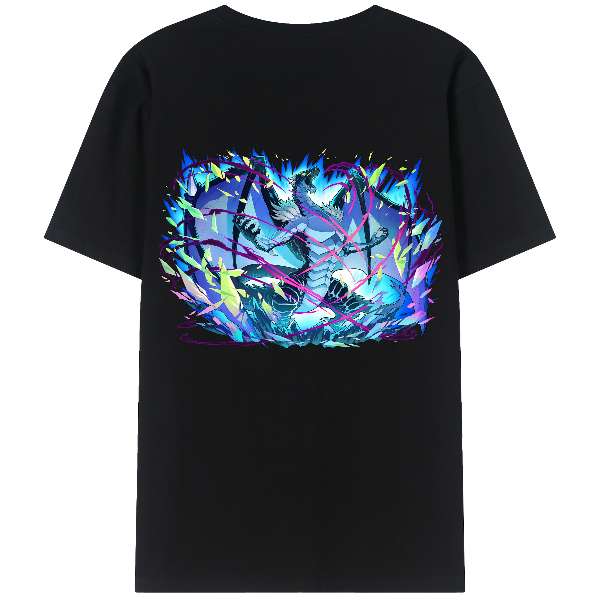 （画像用） 転スラ Regarding Reincarnated to Slime レディース半袖Tシャツ(バックプリント)