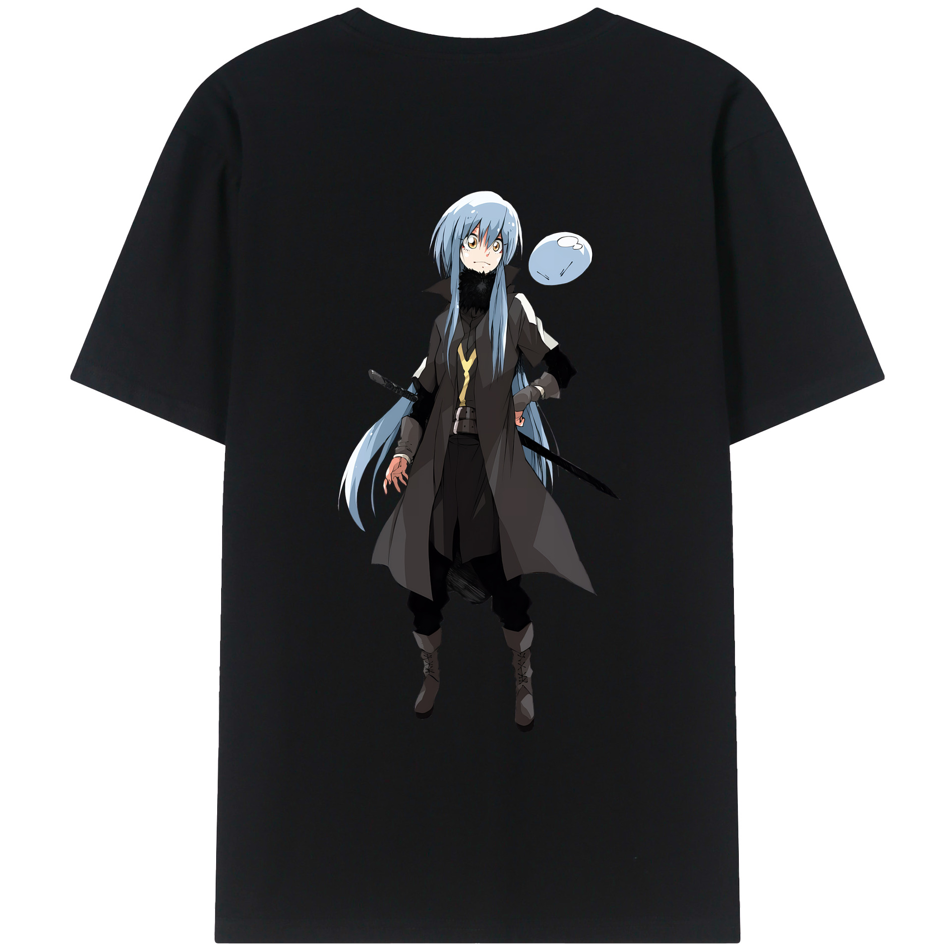 （画像用） 転スラ Regarding Reincarnated to Slime レディース半袖Tシャツ(バックプリント)