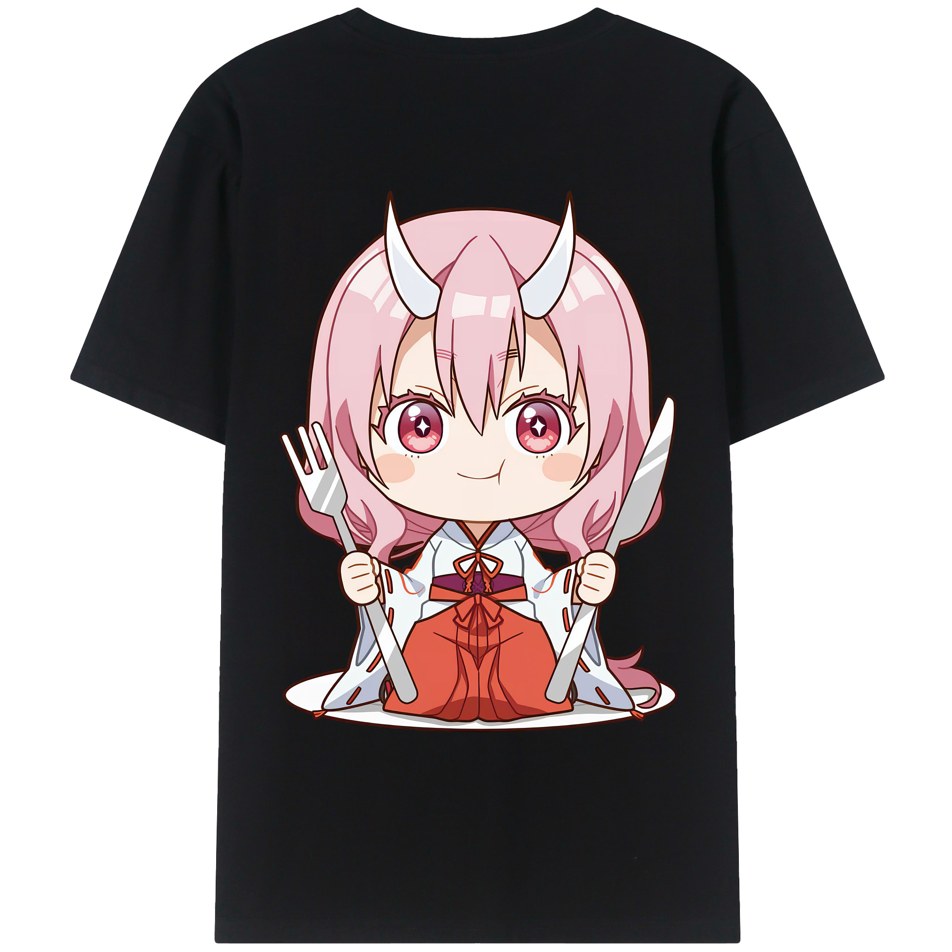 （画像用） 転スラ Regarding Reincarnated to Slime レディース半袖Tシャツ(バックプリント)