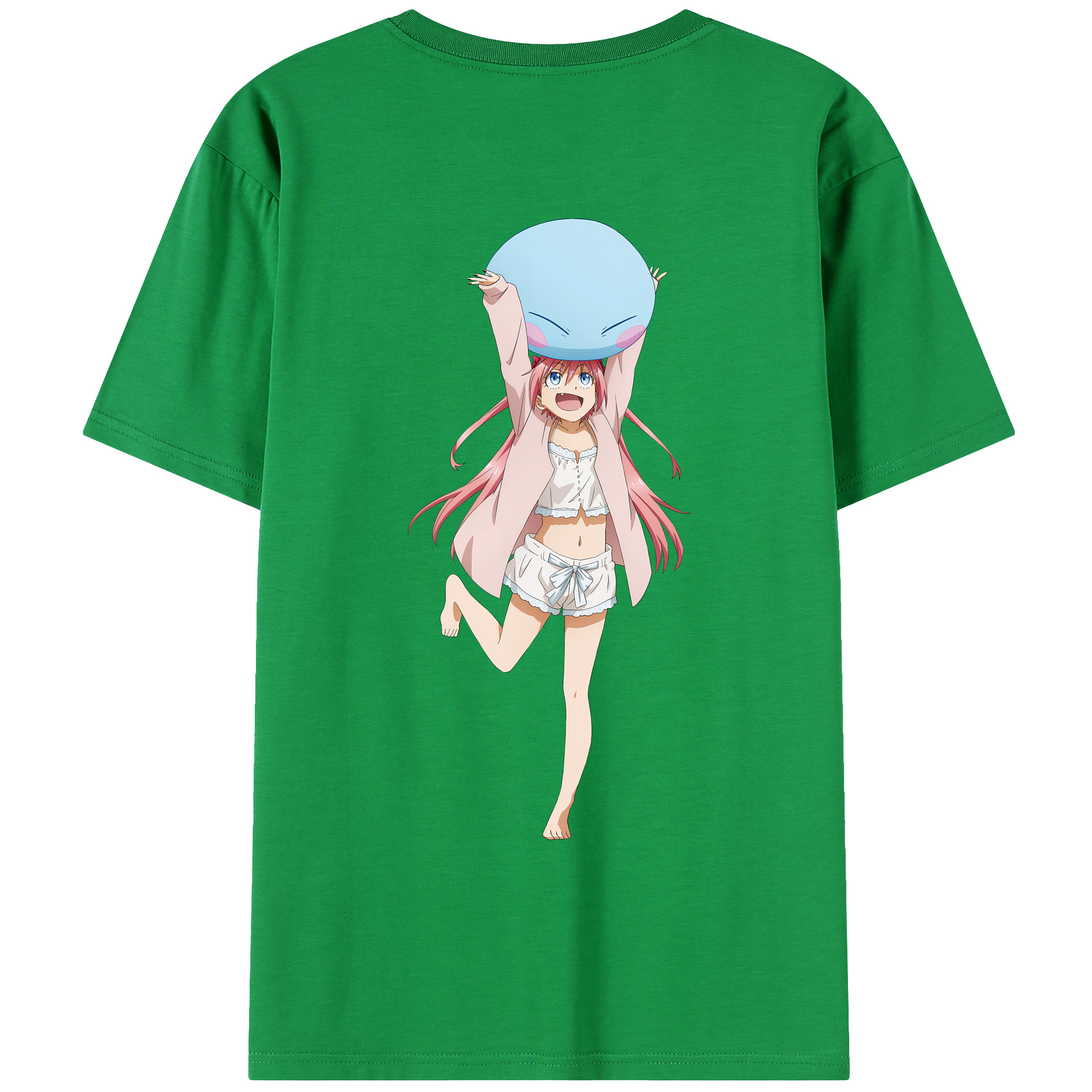 （画像用） 転スラ Regarding Reincarnated to Slime レディース半袖Tシャツ(バックプリント)