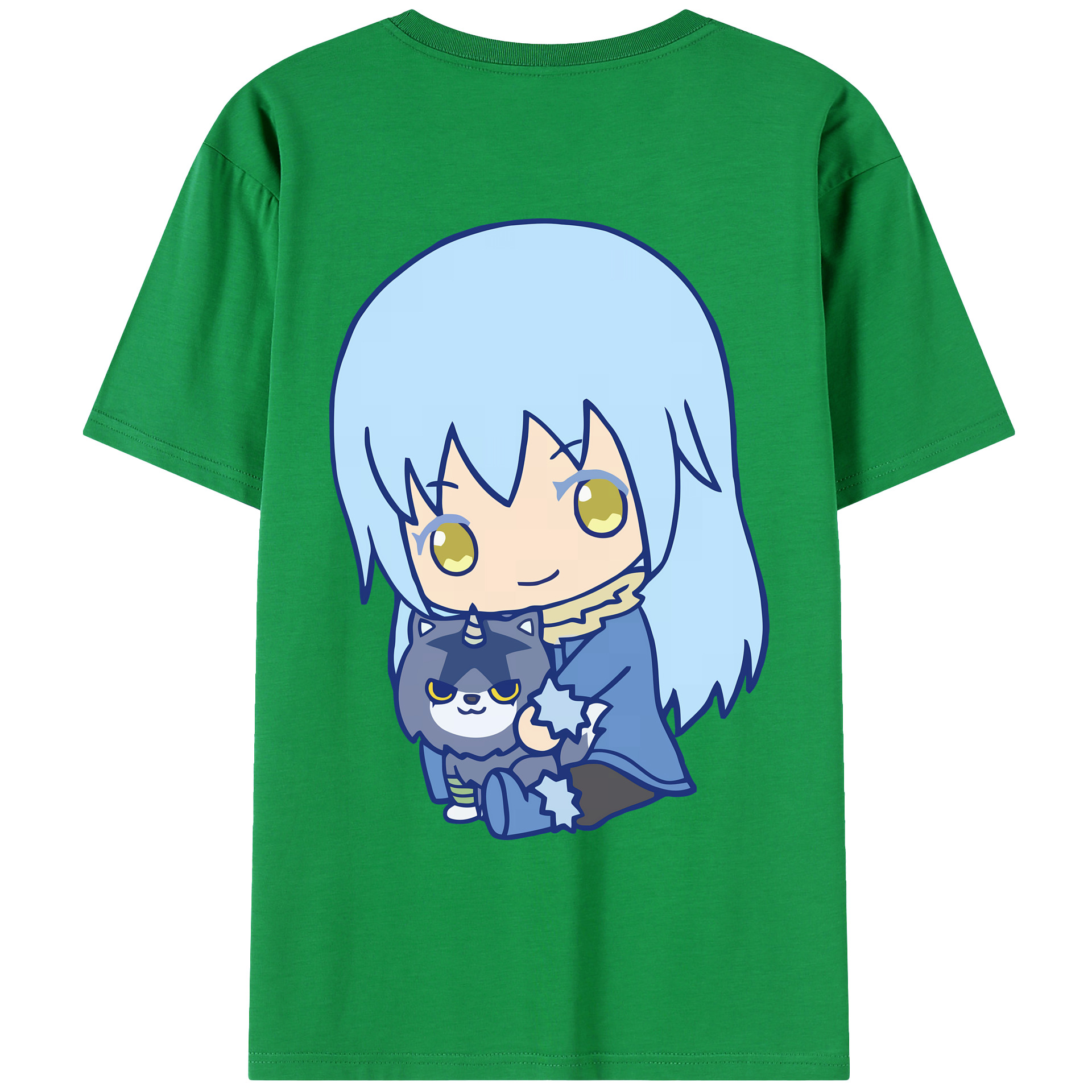 （画像用） 転スラ Regarding Reincarnated to Slime レディース半袖Tシャツ(バックプリント)