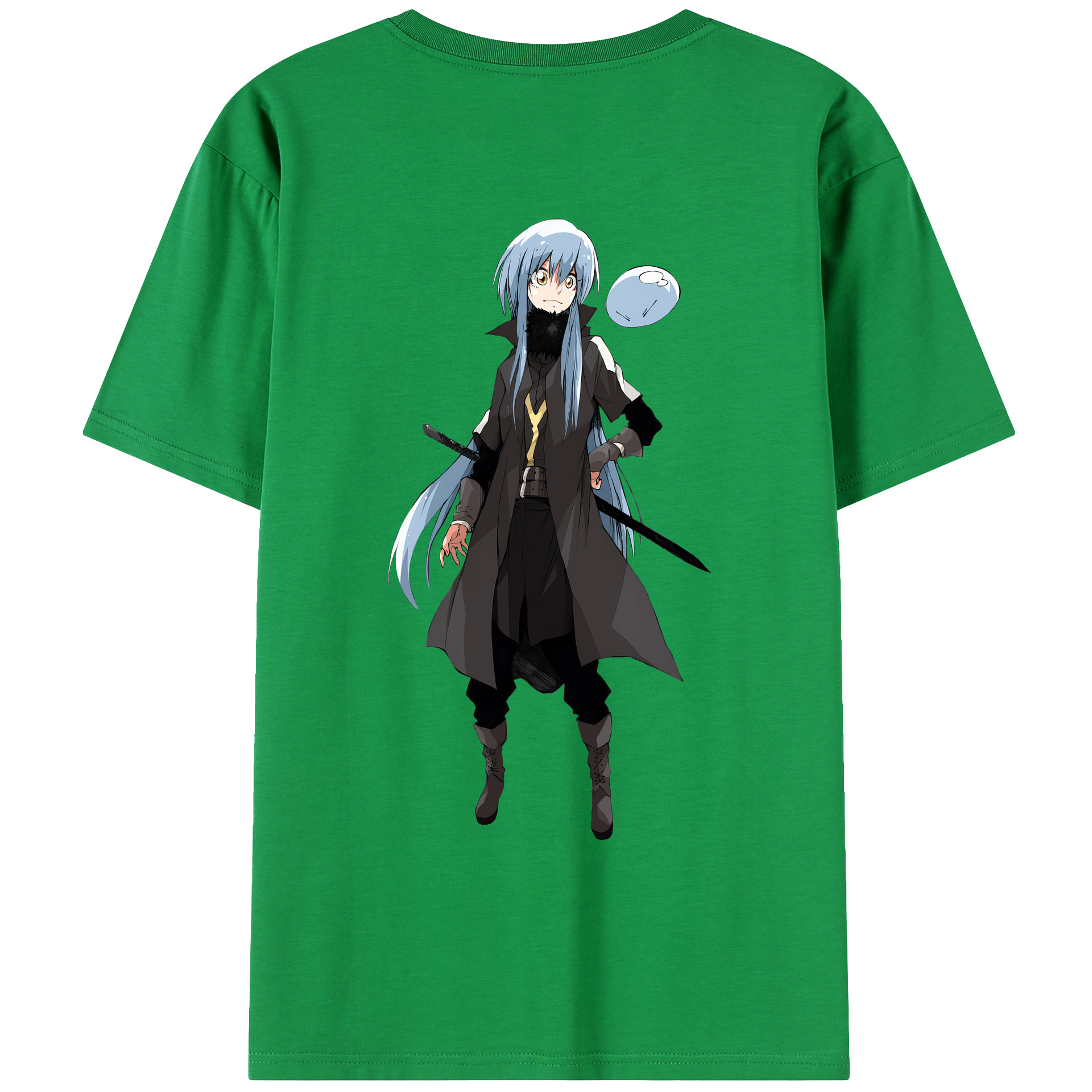 （画像用） 転スラ Regarding Reincarnated to Slime レディース半袖Tシャツ(バックプリント)
