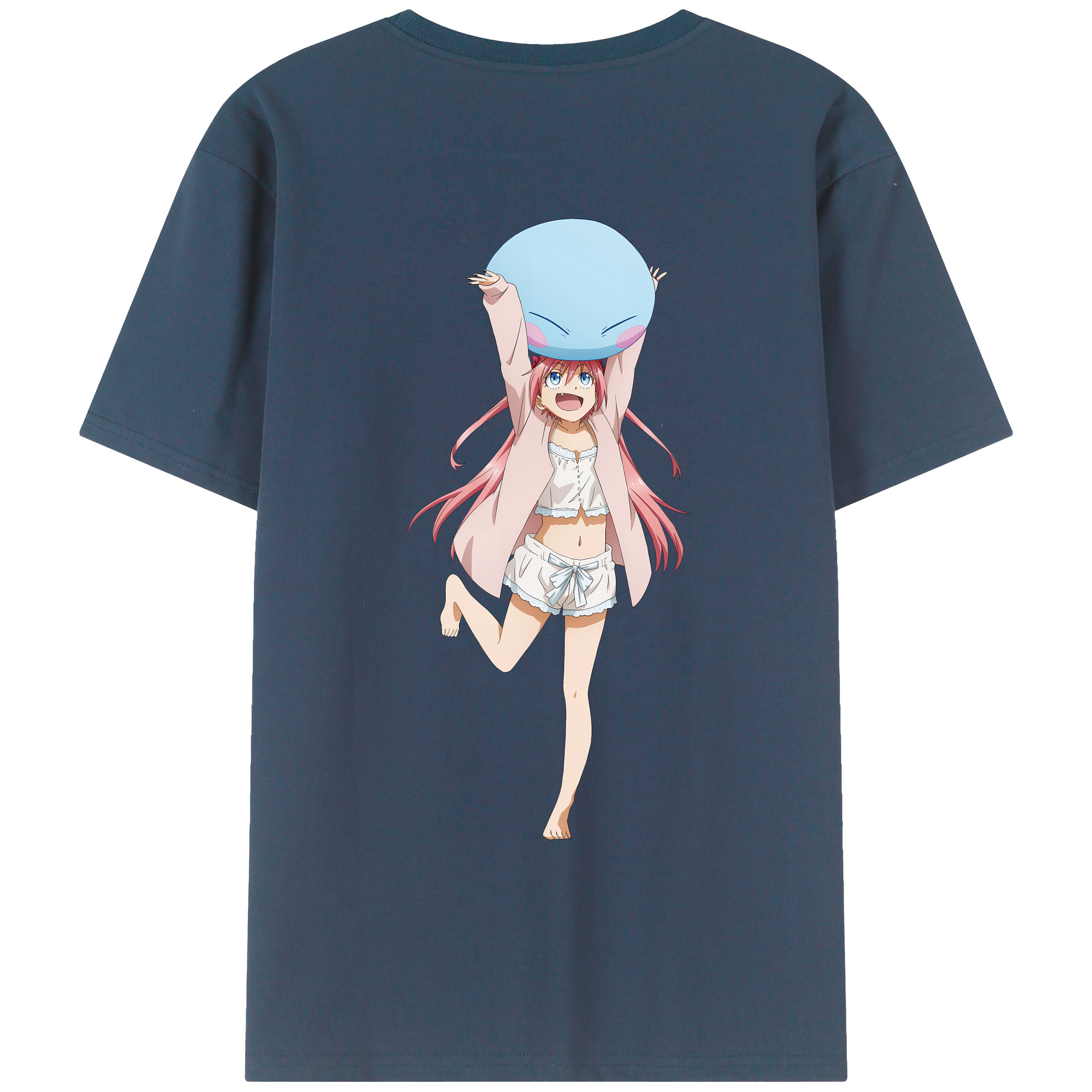 （画像用） 転スラ Regarding Reincarnated to Slime レディース半袖Tシャツ(バックプリント)