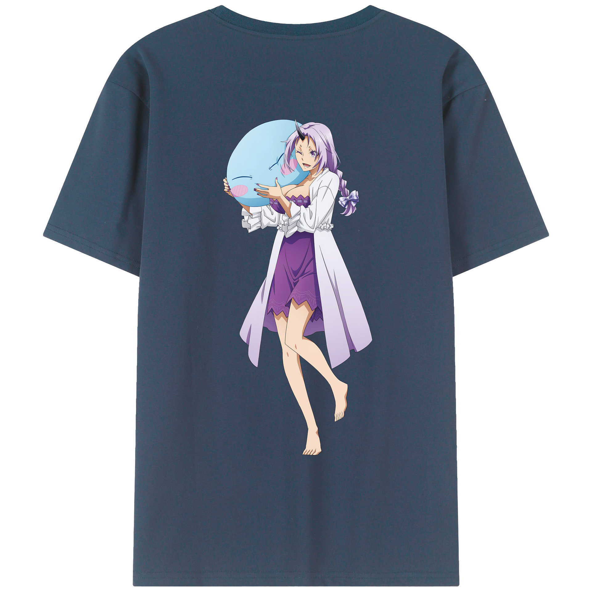 （画像用） 転スラ Regarding Reincarnated to Slime レディース半袖Tシャツ(バックプリント)