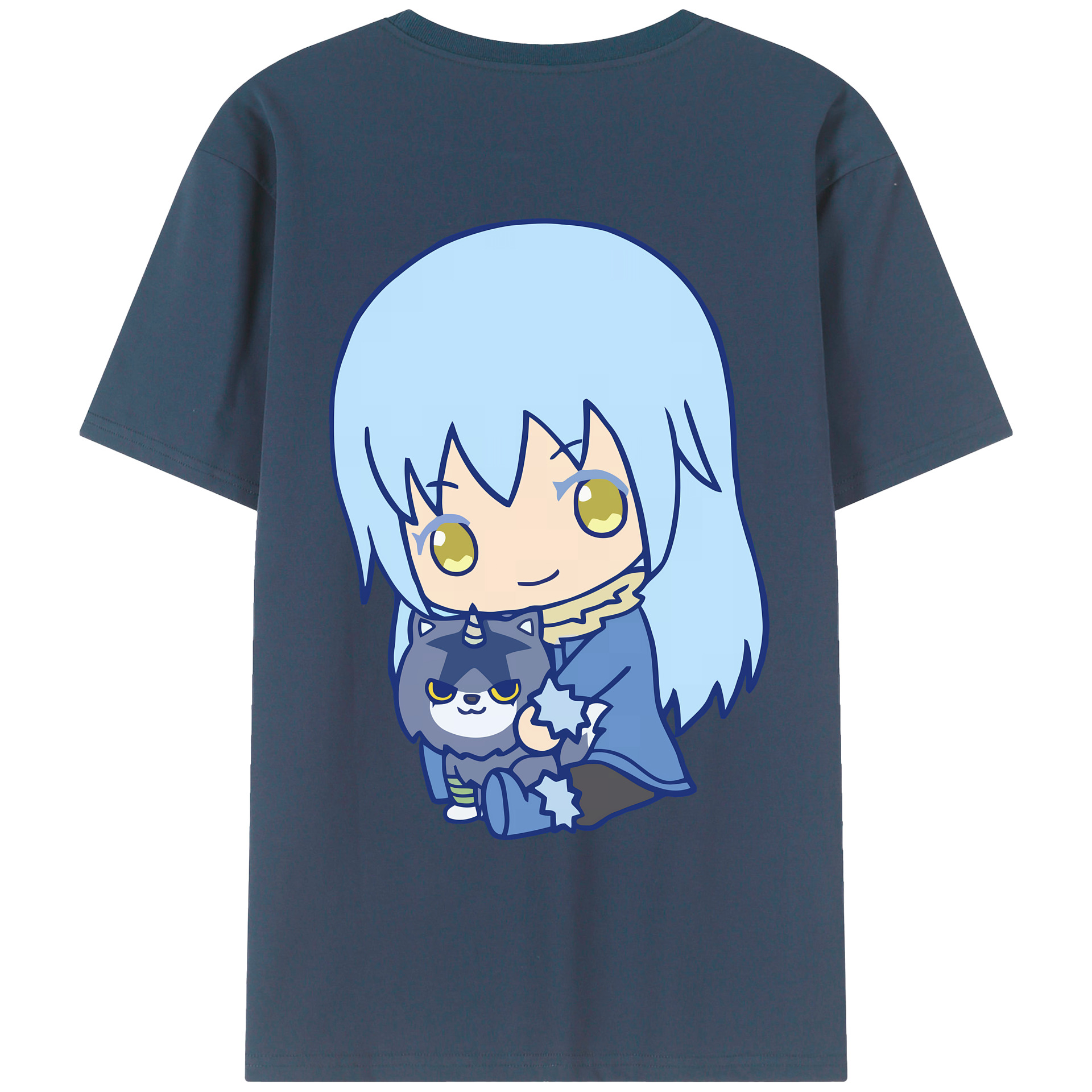 （画像用） 転スラ Regarding Reincarnated to Slime レディース半袖Tシャツ(バックプリント)