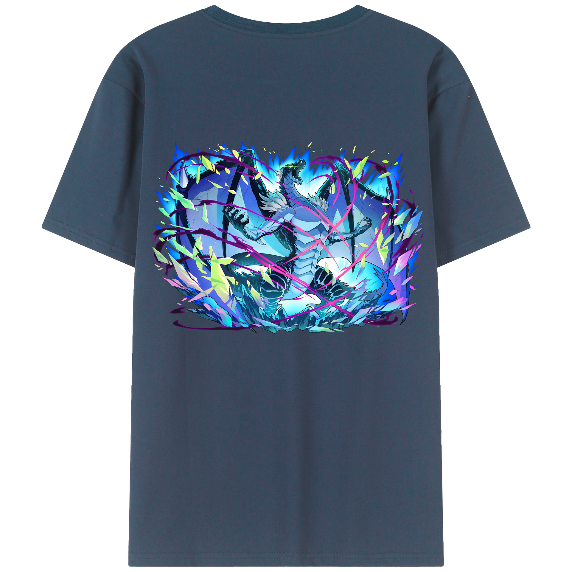 （画像用） 転スラ Regarding Reincarnated to Slime レディース半袖Tシャツ(バックプリント)