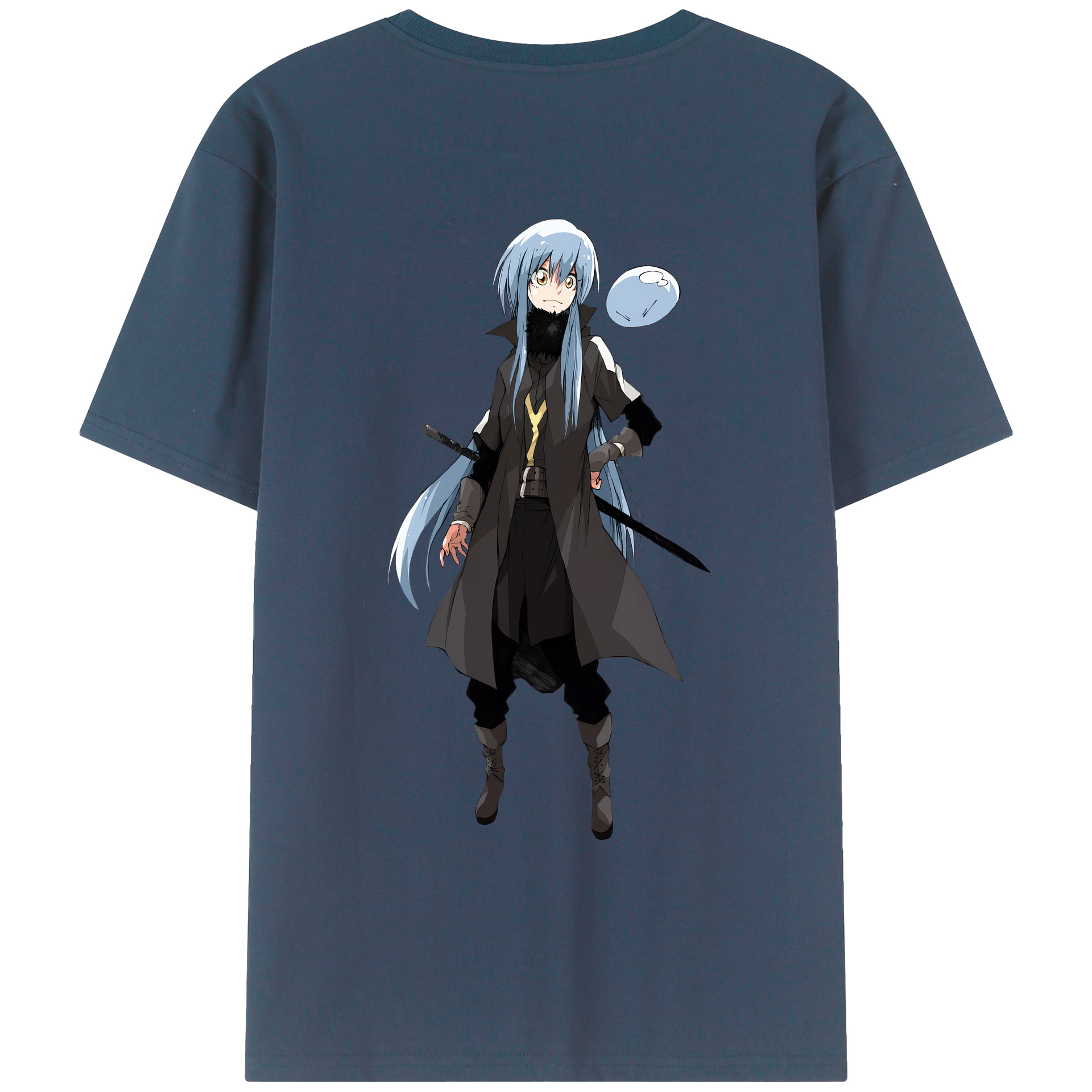 （画像用） 転スラ Regarding Reincarnated to Slime レディース半袖Tシャツ(バックプリント)