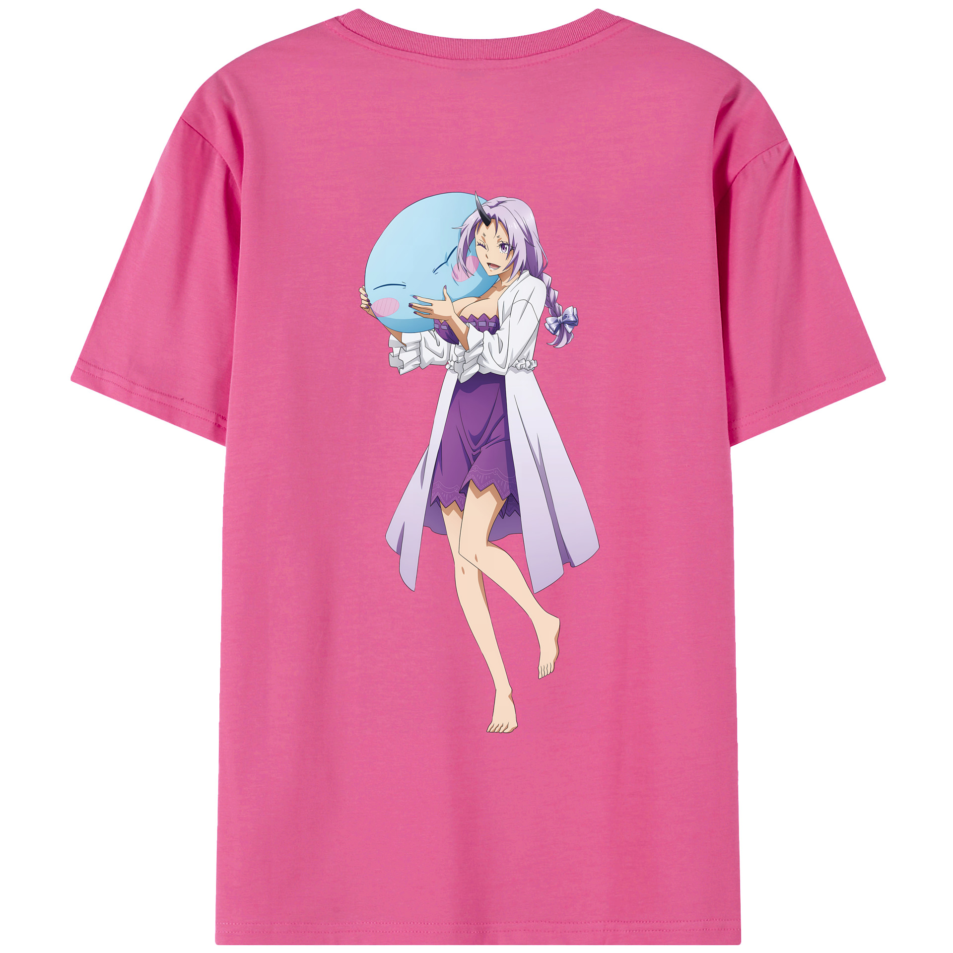 （画像用） 転スラ Regarding Reincarnated to Slime レディース半袖Tシャツ(バックプリント)
