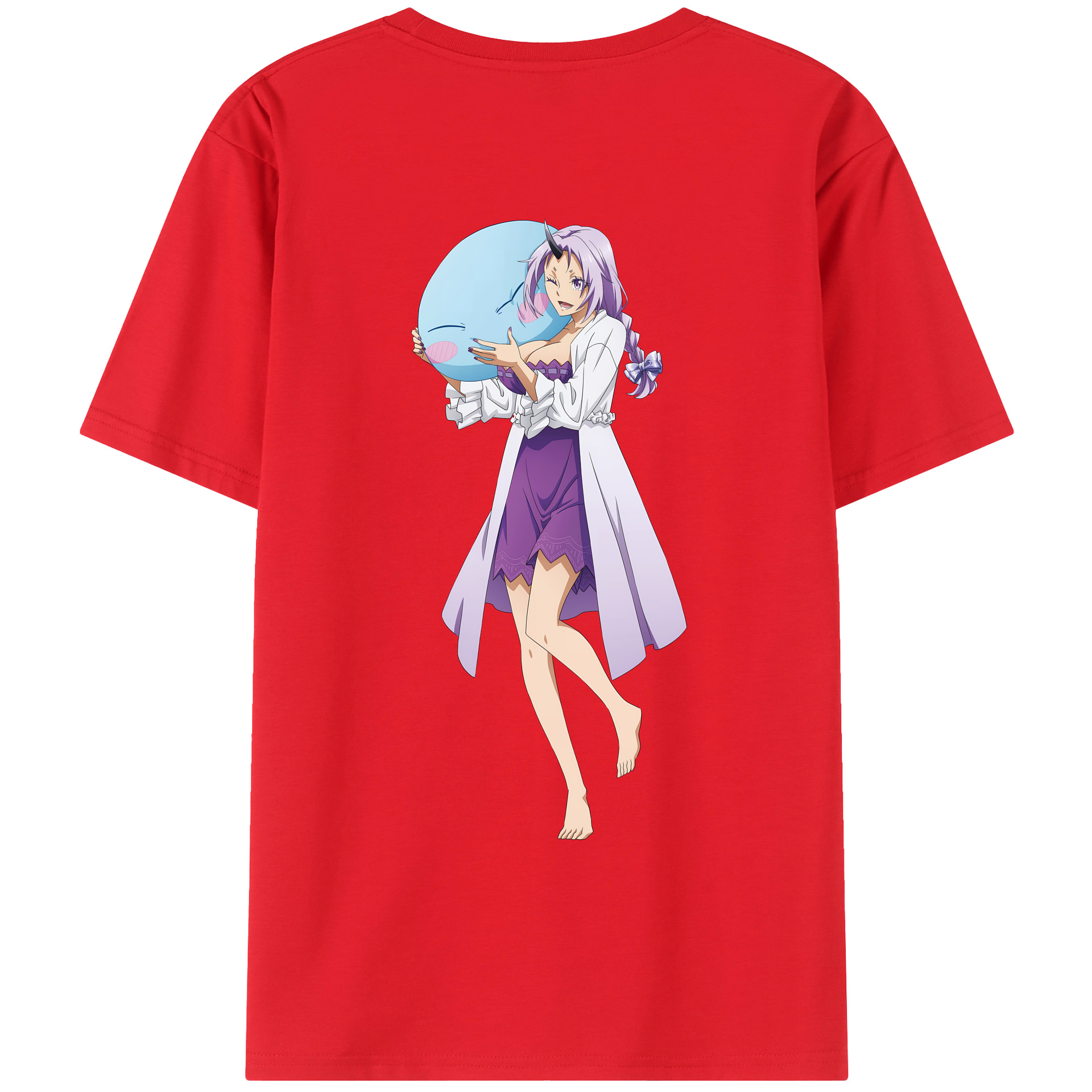 （画像用） 転スラ Regarding Reincarnated to Slime レディース半袖Tシャツ(バックプリント)