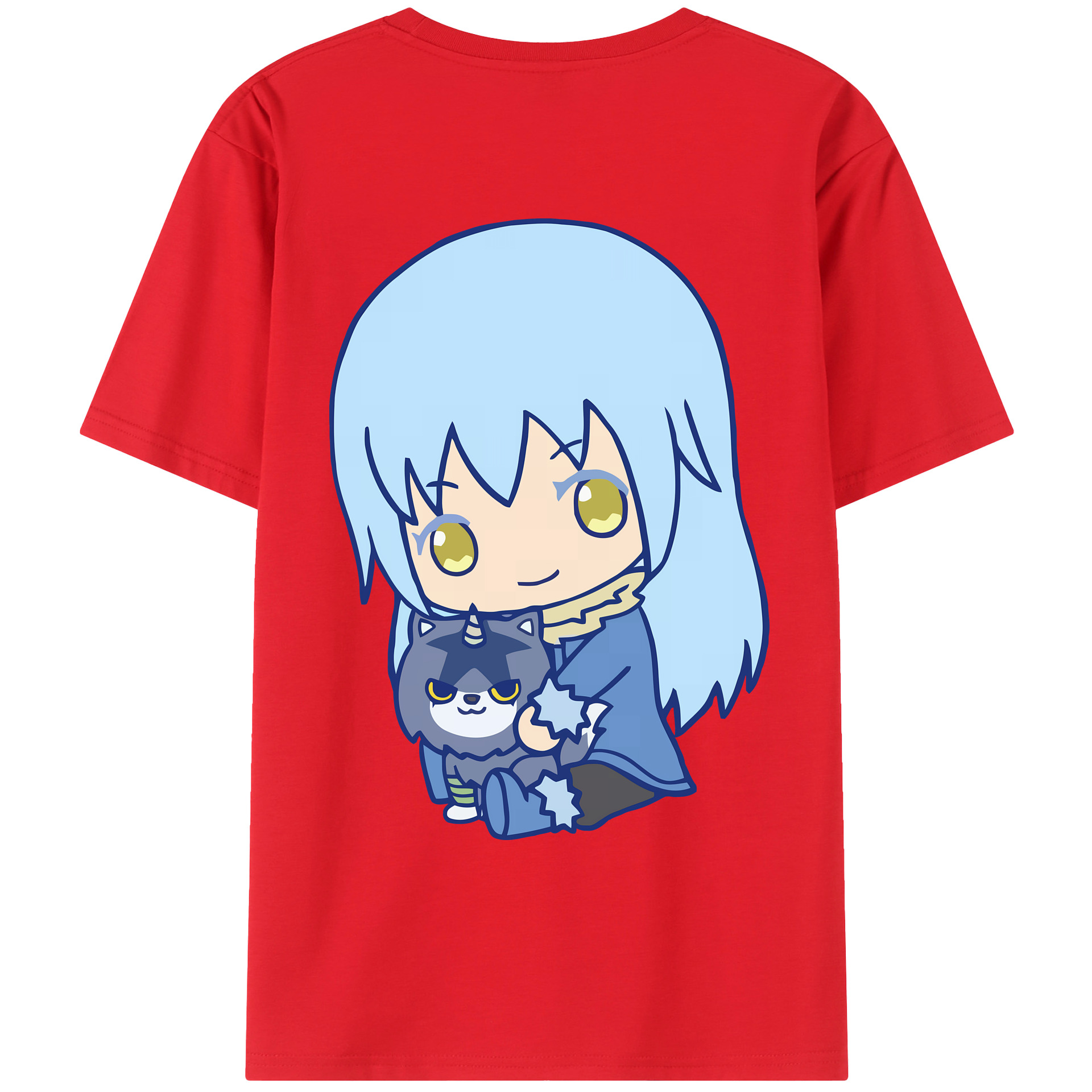 （画像用） 転スラ Regarding Reincarnated to Slime レディース半袖Tシャツ(バックプリント)