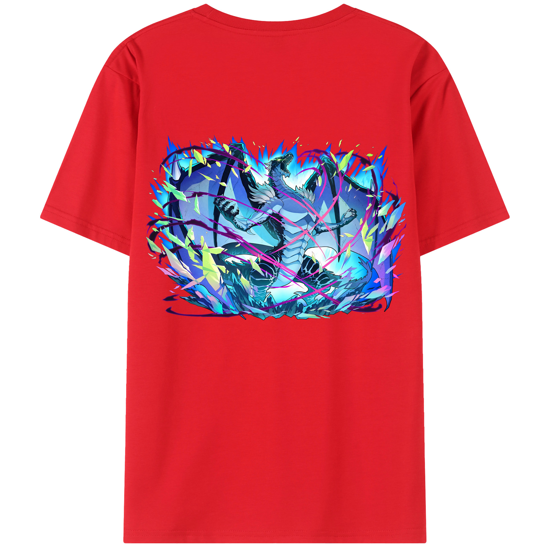 （画像用） 転スラ Regarding Reincarnated to Slime レディース半袖Tシャツ(バックプリント)