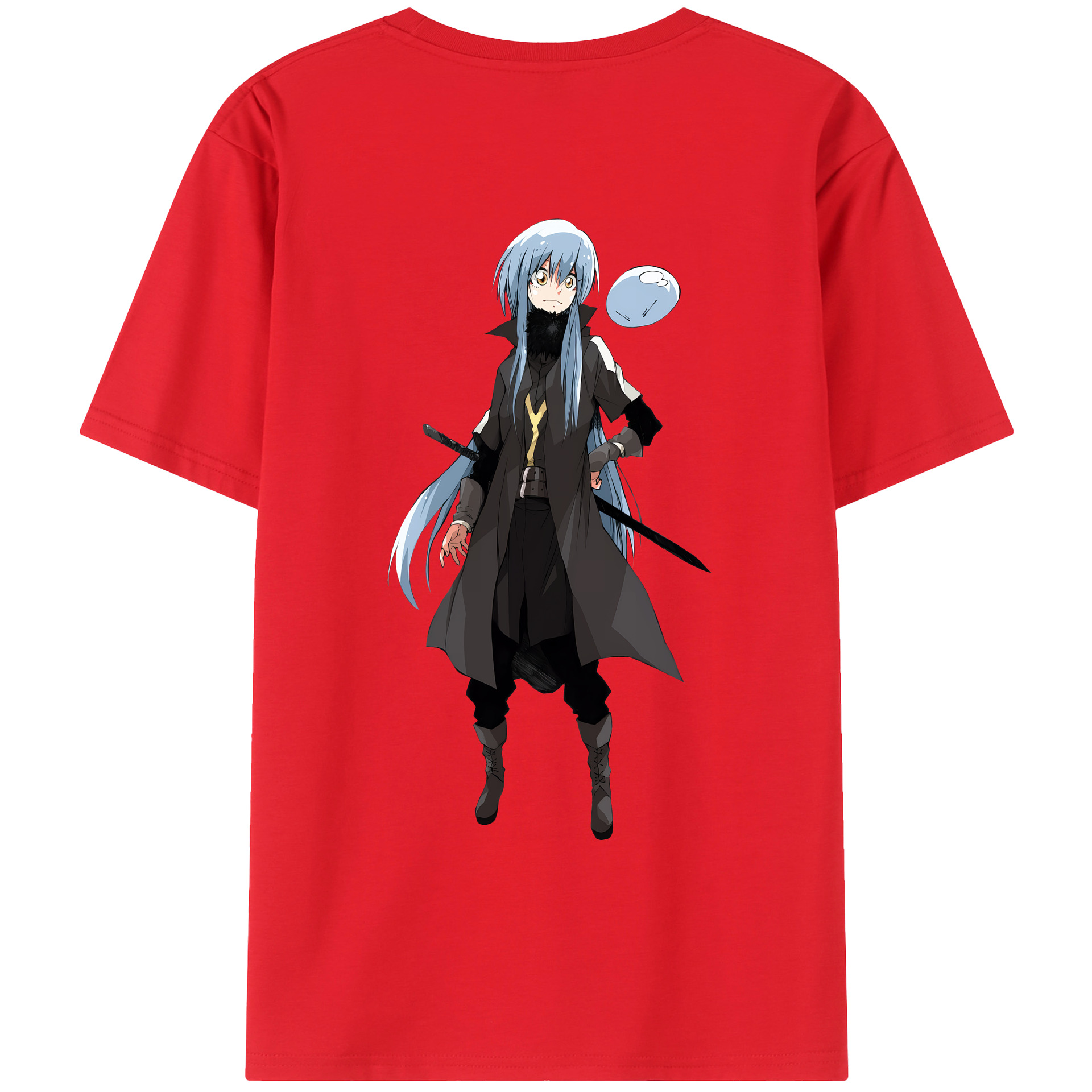 （画像用） 転スラ Regarding Reincarnated to Slime レディース半袖Tシャツ(バックプリント)