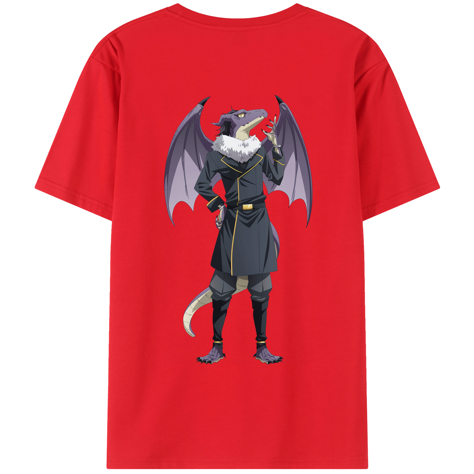 （画像用） 転スラ Regarding Reincarnated to Slime レディース半袖Tシャツ(バックプリント)