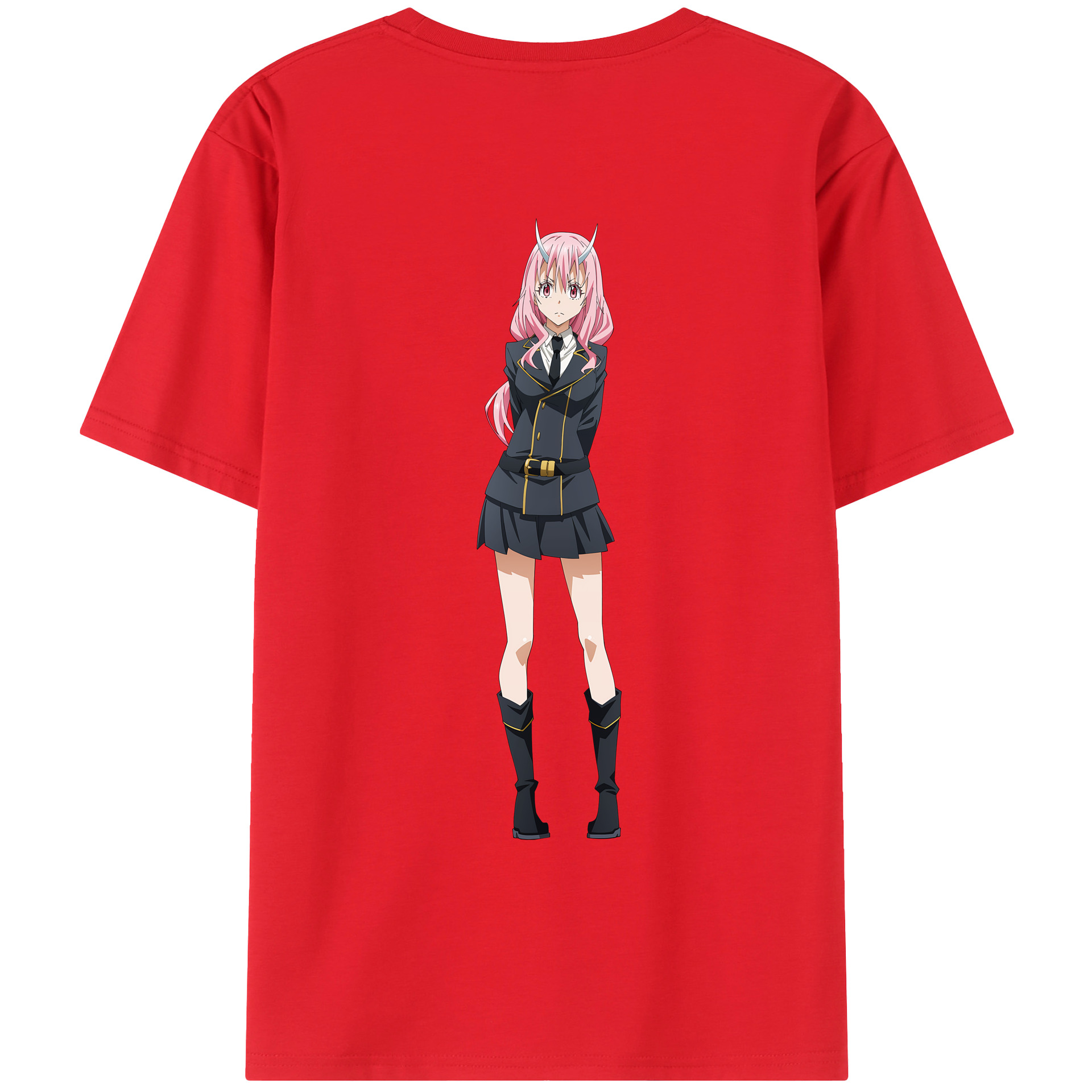 （画像用） 転スラ Regarding Reincarnated to Slime レディース半袖Tシャツ(バックプリント)