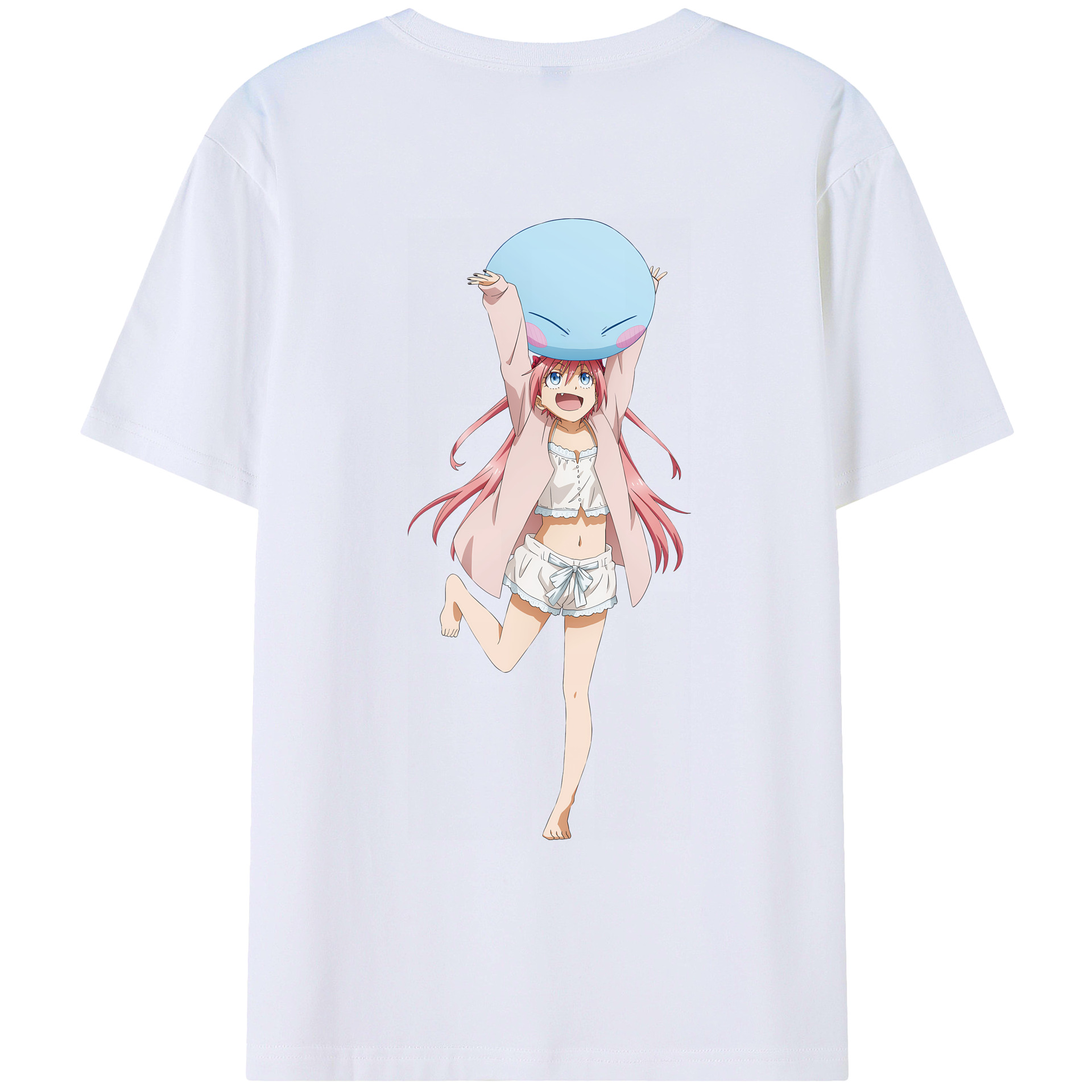 （画像用） 転スラ Regarding Reincarnated to Slime レディース半袖Tシャツ(バックプリント)