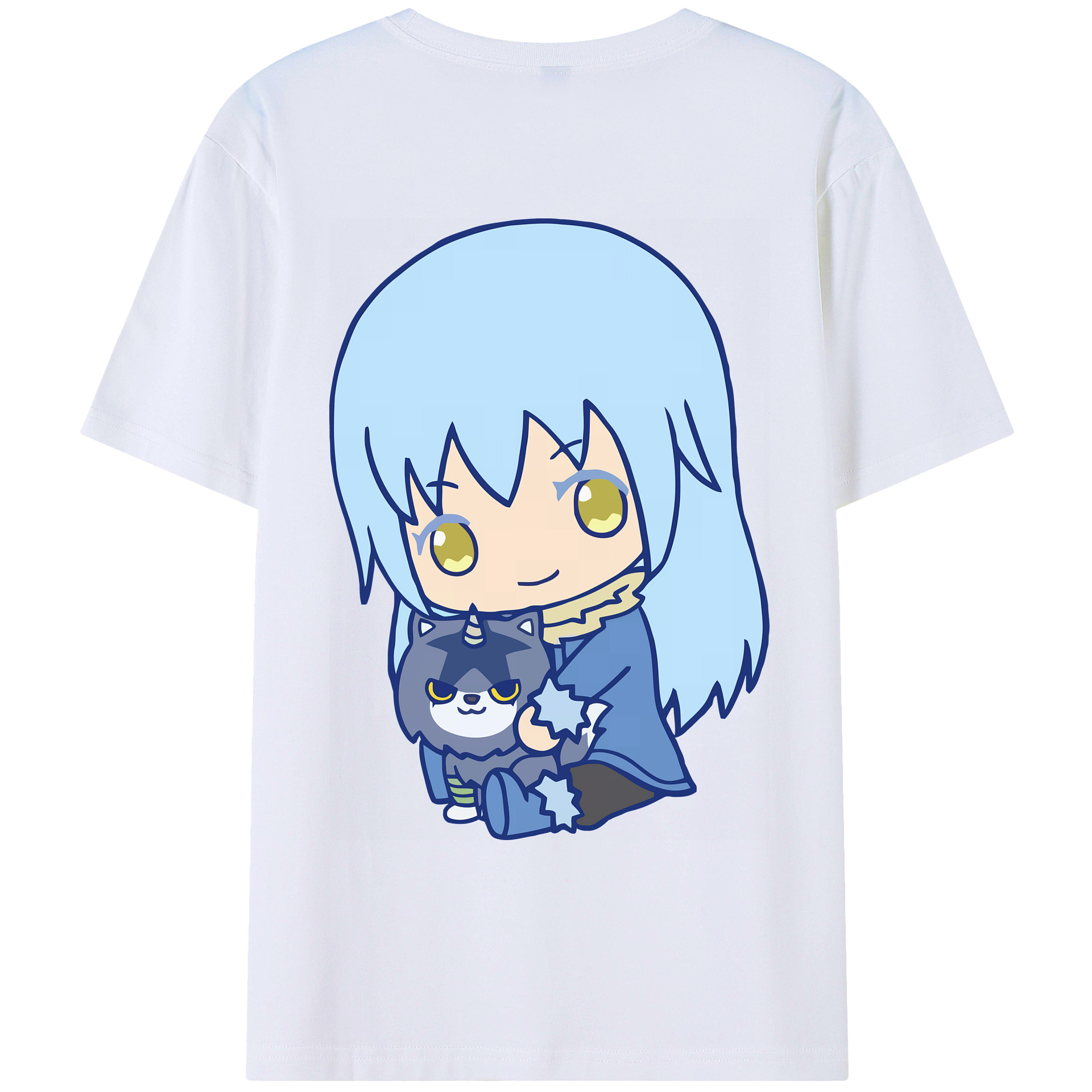 （画像用） 転スラ Regarding Reincarnated to Slime レディース半袖Tシャツ(バックプリント)