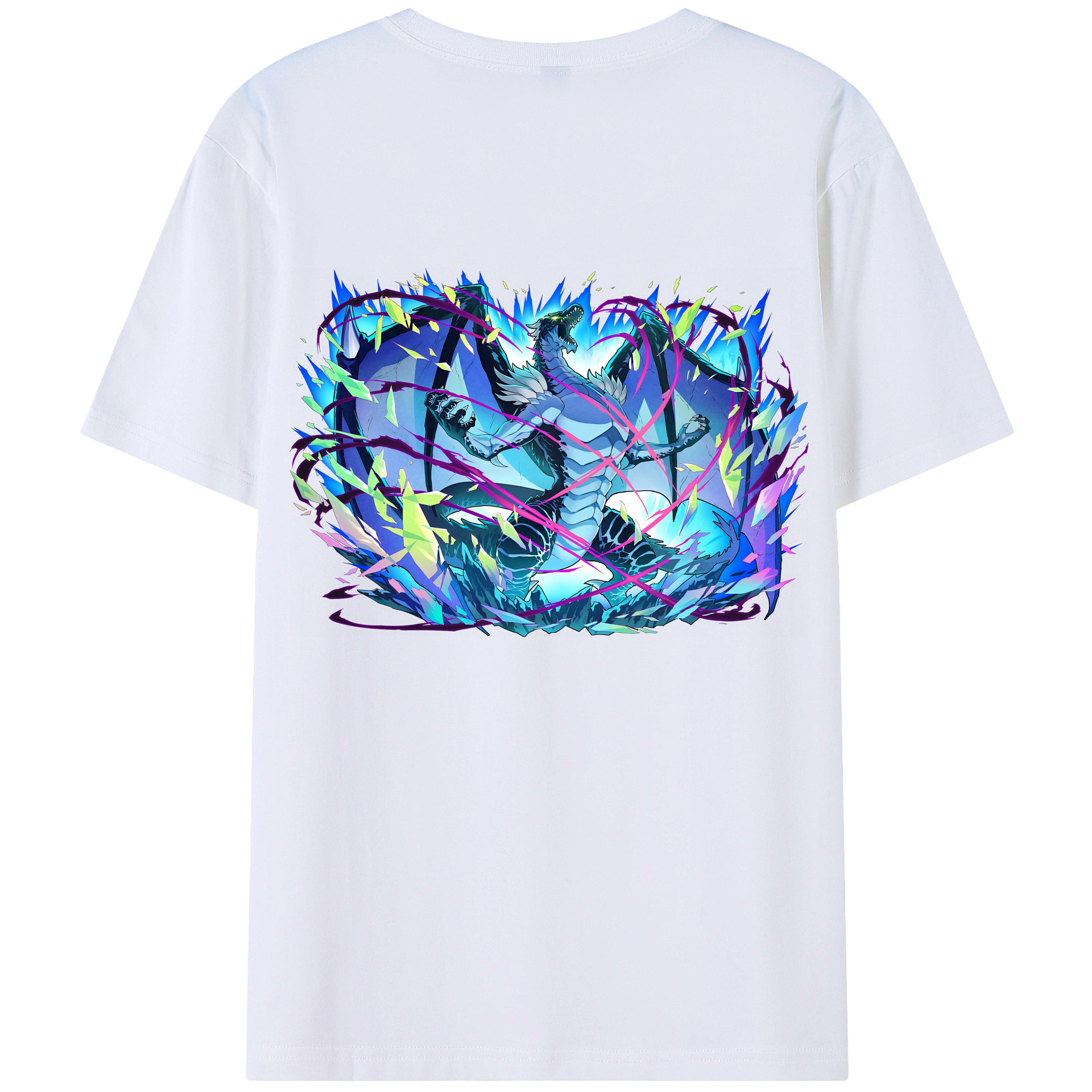（画像用） 転スラ Regarding Reincarnated to Slime レディース半袖Tシャツ(バックプリント)