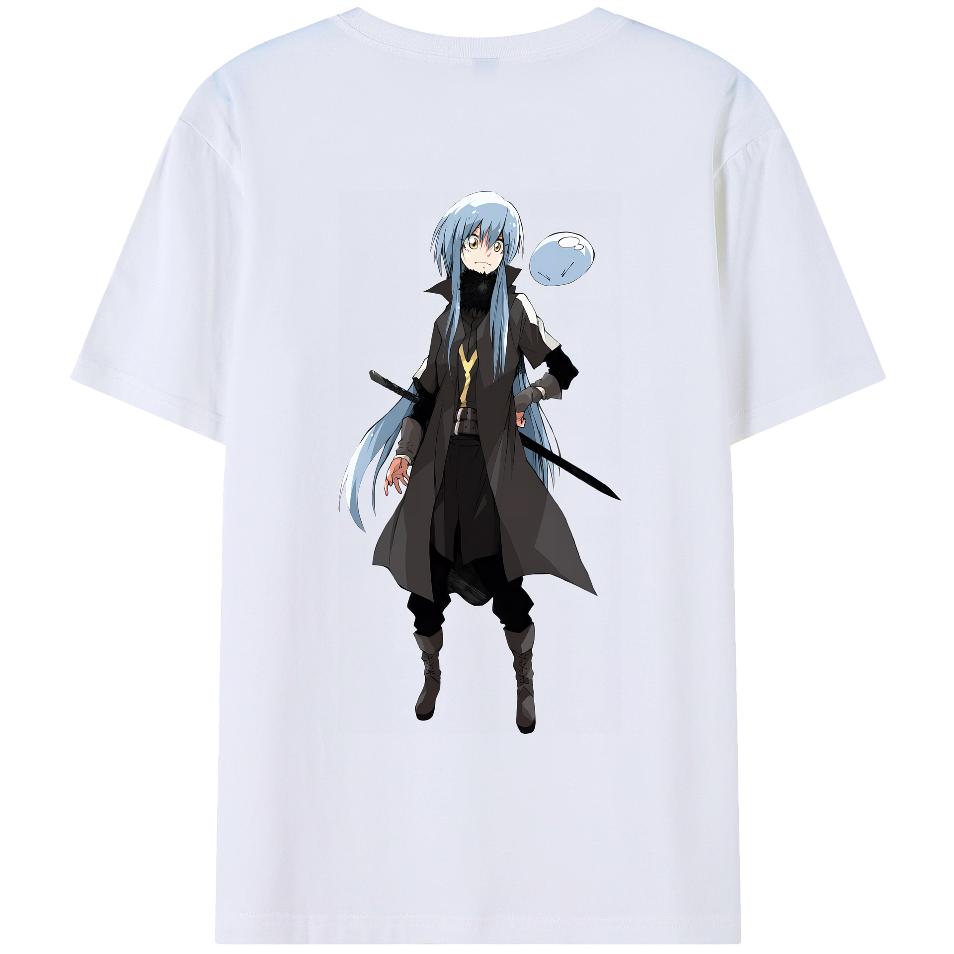 （画像用） 転スラ Regarding Reincarnated to Slime レディース半袖Tシャツ(バックプリント)