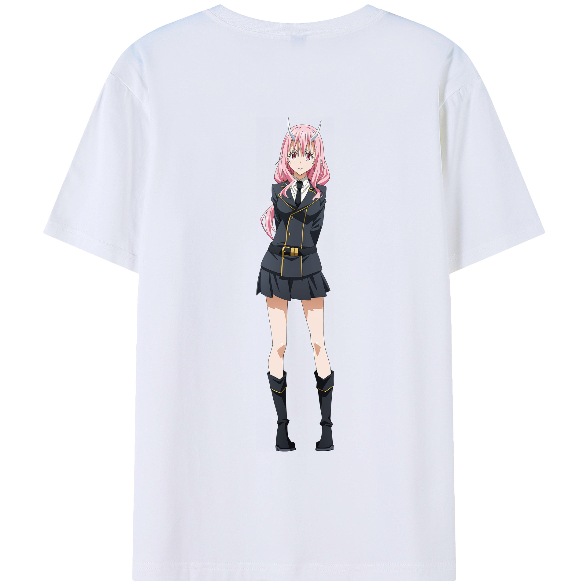 （画像用） 転スラ Regarding Reincarnated to Slime レディース半袖Tシャツ(バックプリント)
