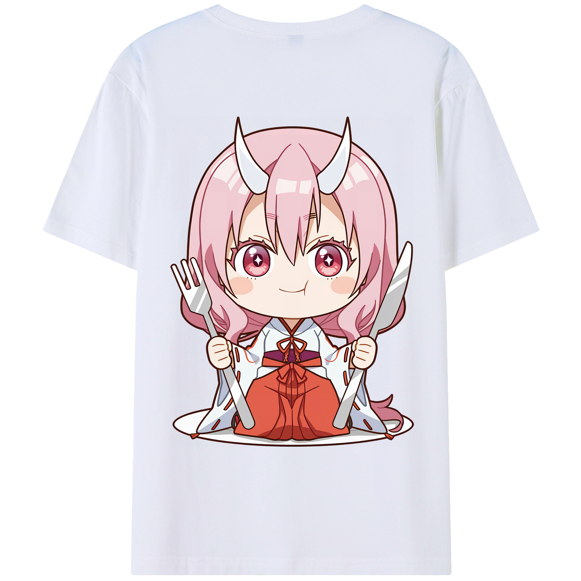 （画像用） 転スラ Regarding Reincarnated to Slime レディース半袖Tシャツ(バックプリント)