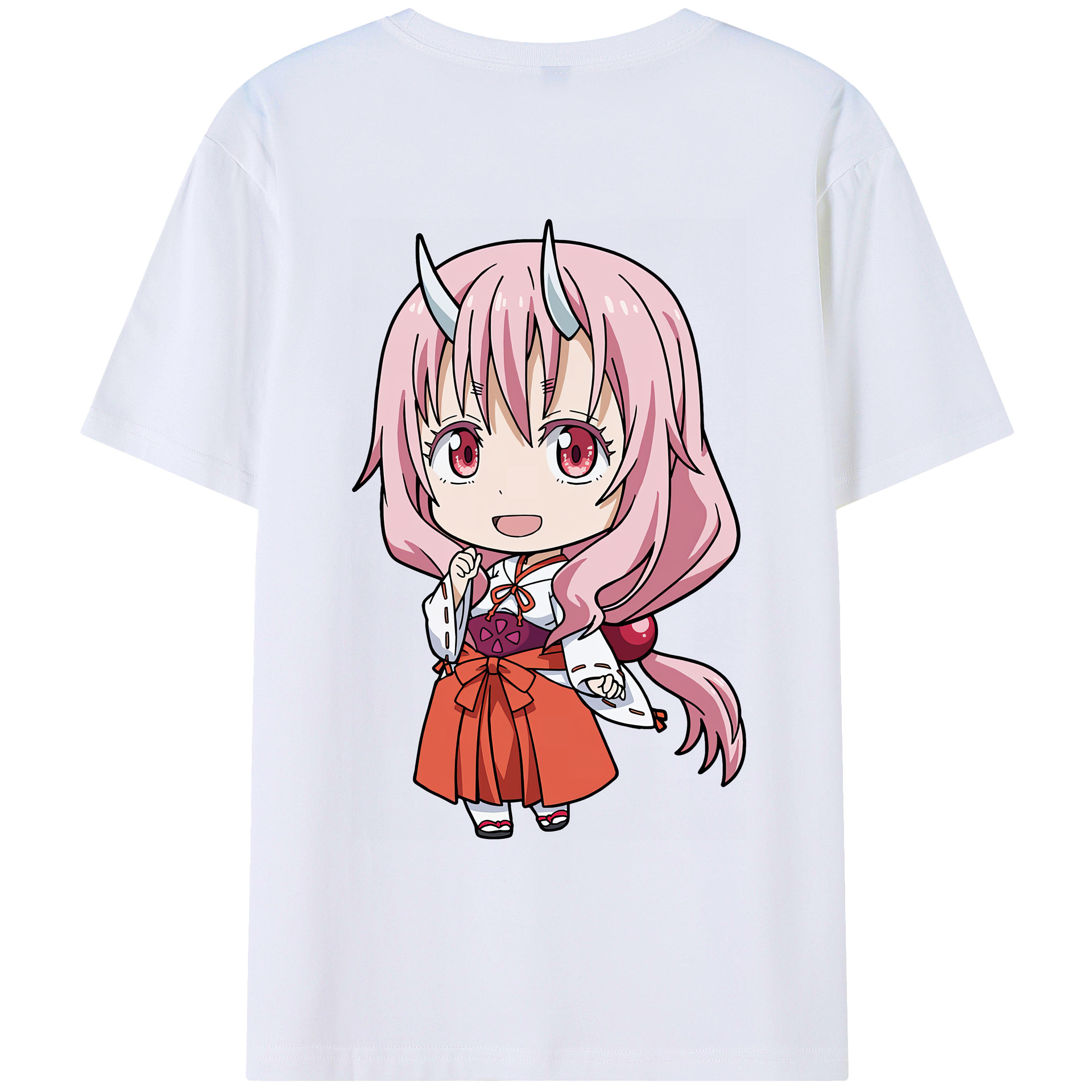 （画像用） 転スラ Regarding Reincarnated to Slime レディース半袖Tシャツ(バックプリント)
