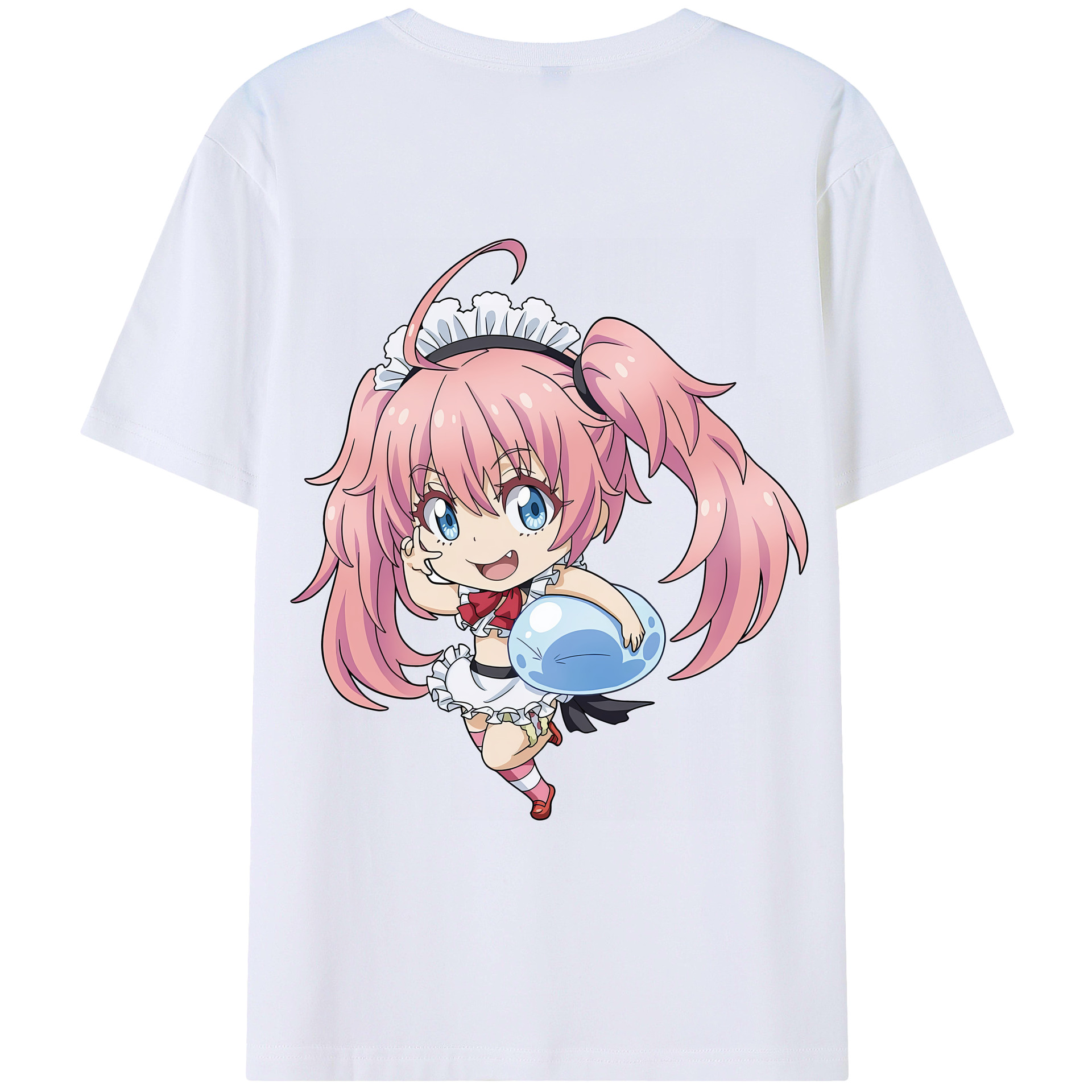 （画像用） 転スラ Regarding Reincarnated to Slime レディース半袖Tシャツ(バックプリント)