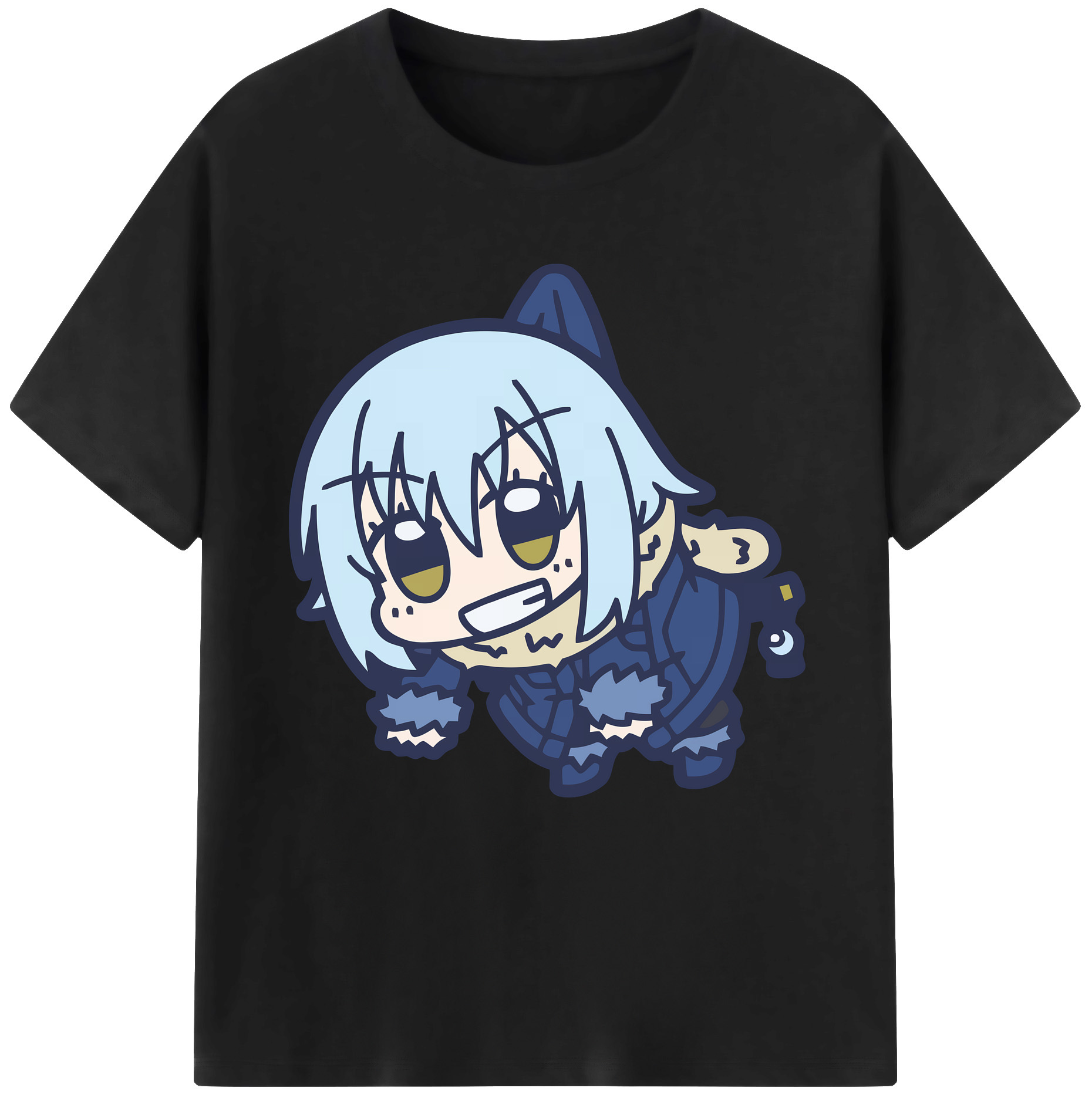 （画像用） 転スラ Regarding Reincarnated to Slime レディースカジュアルプリントTシャツ（綿100％）
