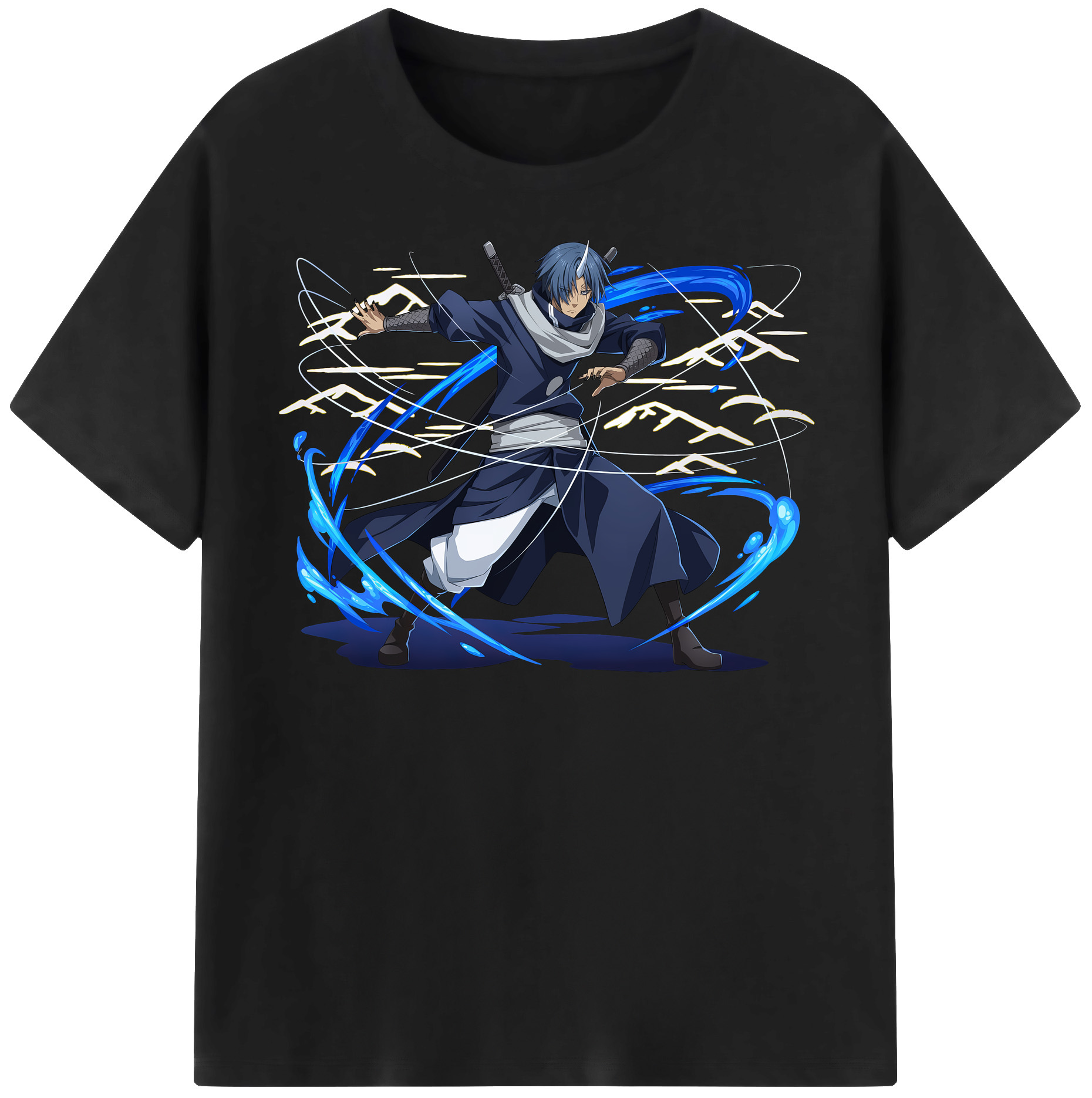 （画像用） 転スラ Regarding Reincarnated to Slime レディースカジュアルプリントTシャツ（綿100％）
