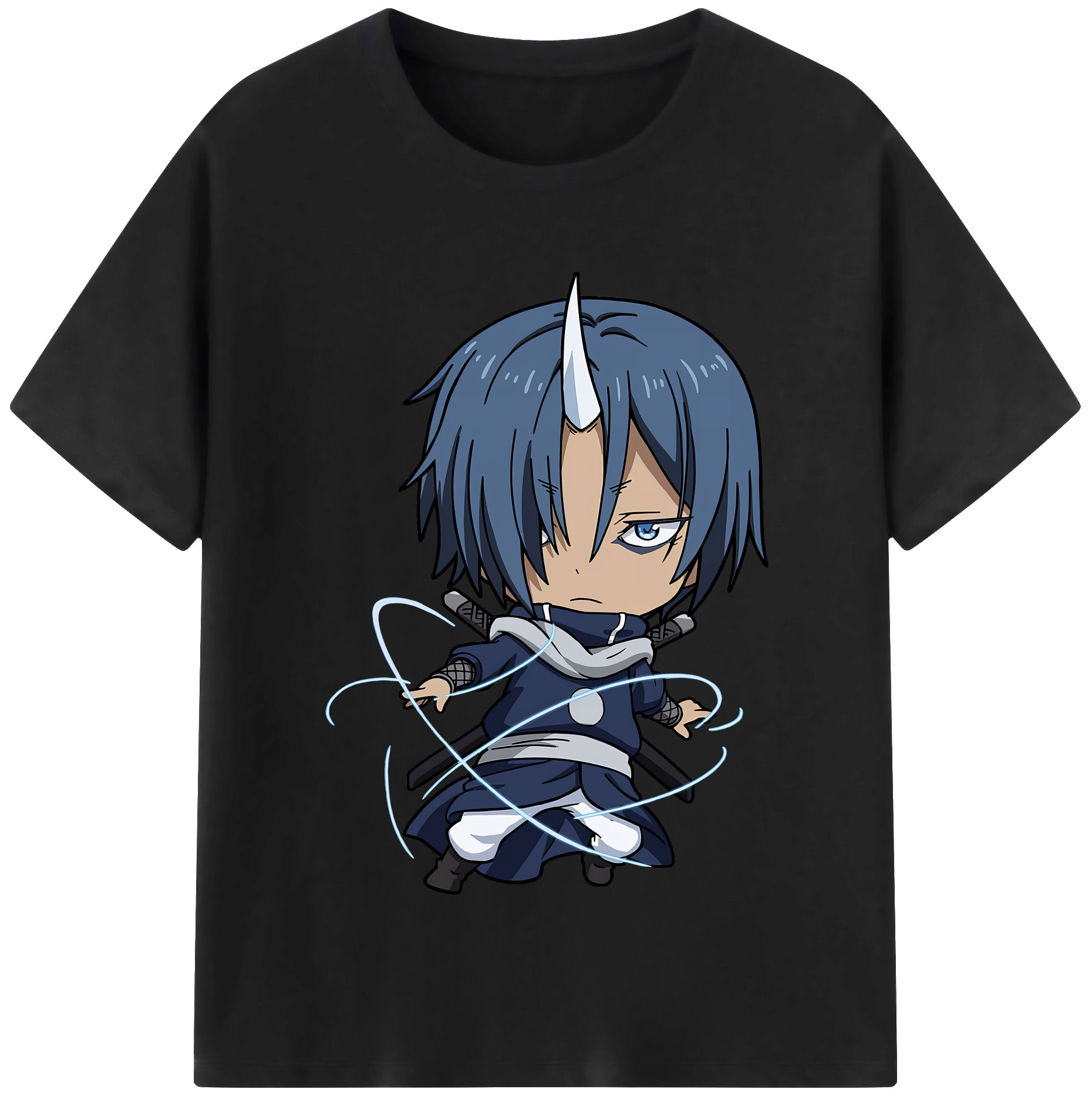 （画像用） 転スラ Regarding Reincarnated to Slime レディースカジュアルプリントTシャツ（綿100％）