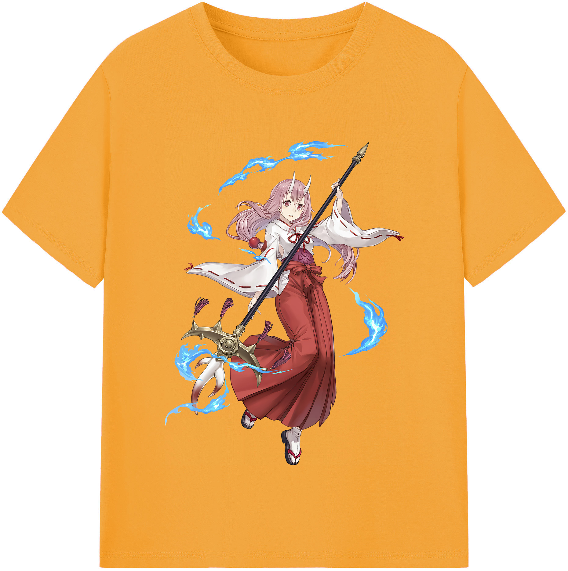 （画像用） 転スラ Regarding Reincarnated to Slime レディースカジュアルプリントTシャツ（綿100％）