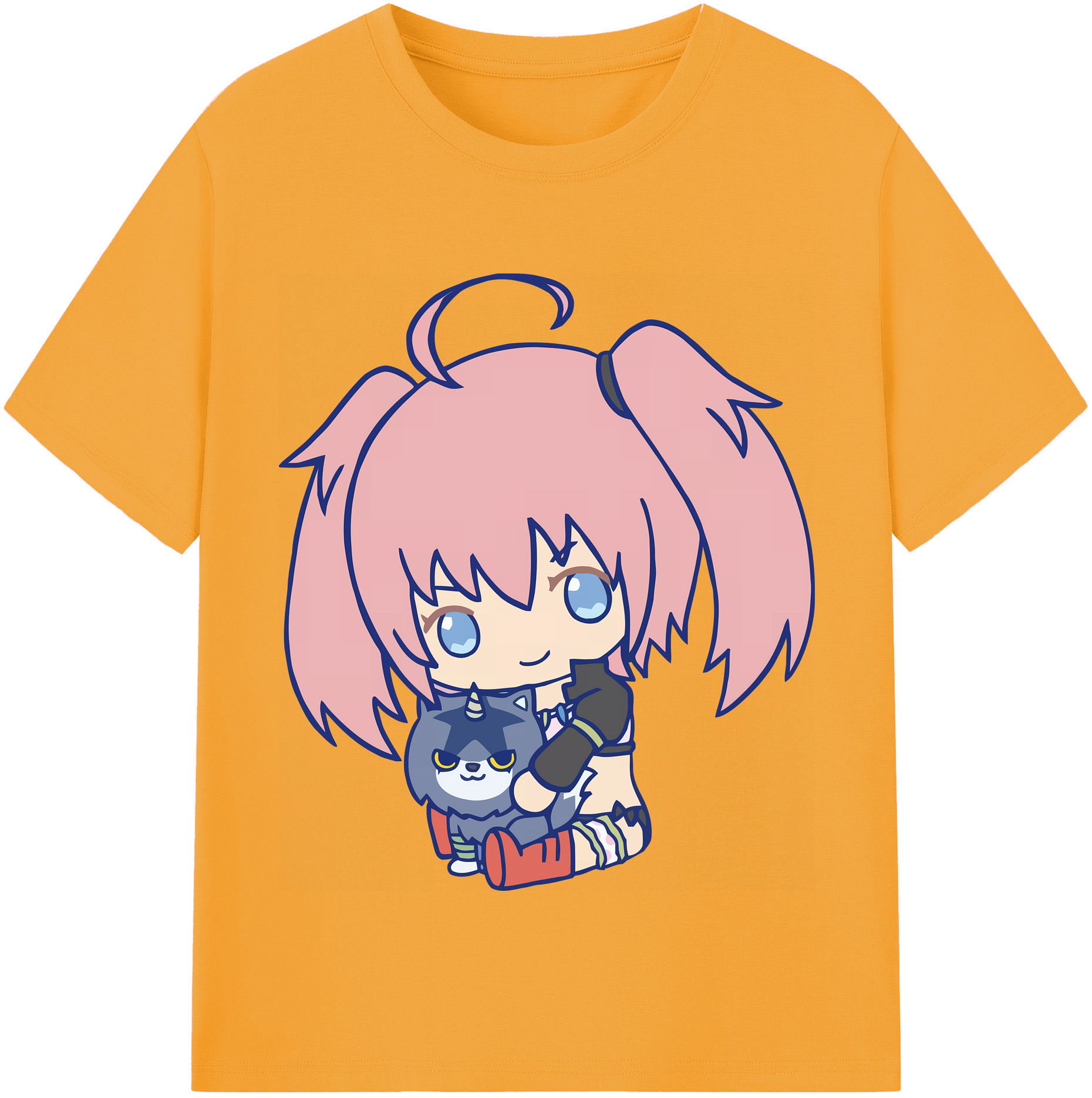 （画像用） 転スラ Regarding Reincarnated to Slime レディースカジュアルプリントTシャツ（綿100％）