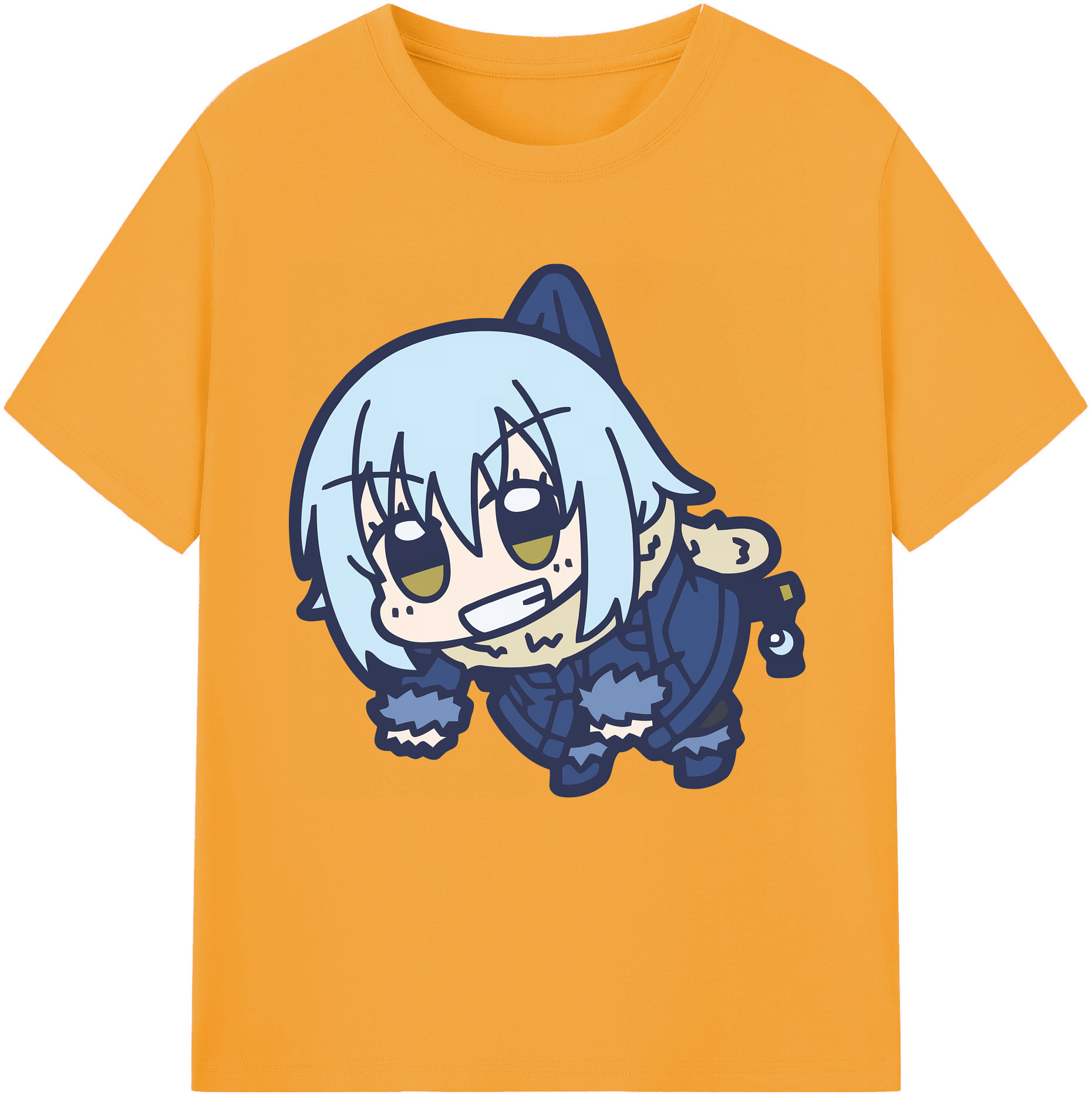 （画像用） 転スラ Regarding Reincarnated to Slime レディースカジュアルプリントTシャツ（綿100％）