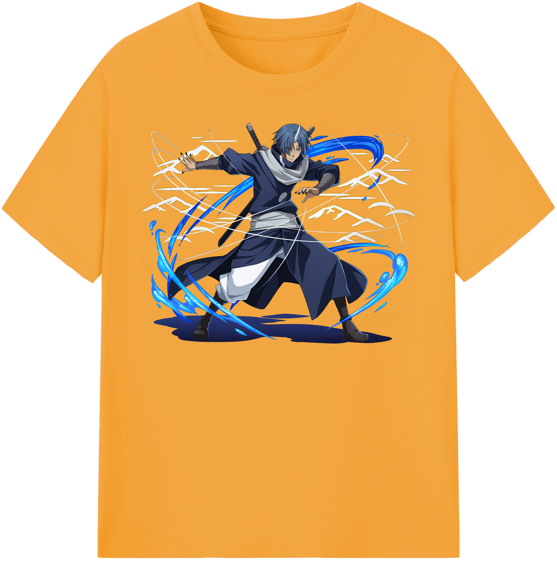 （画像用） 転スラ Regarding Reincarnated to Slime レディースカジュアルプリントTシャツ（綿100％）