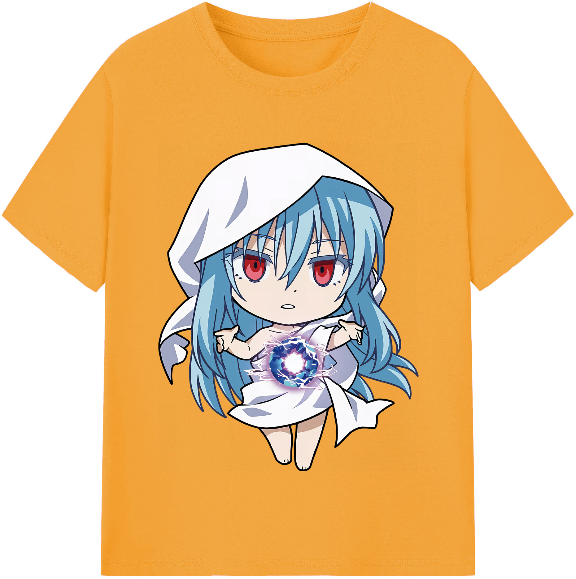（画像用） 転スラ Regarding Reincarnated to Slime レディースカジュアルプリントTシャツ（綿100％）