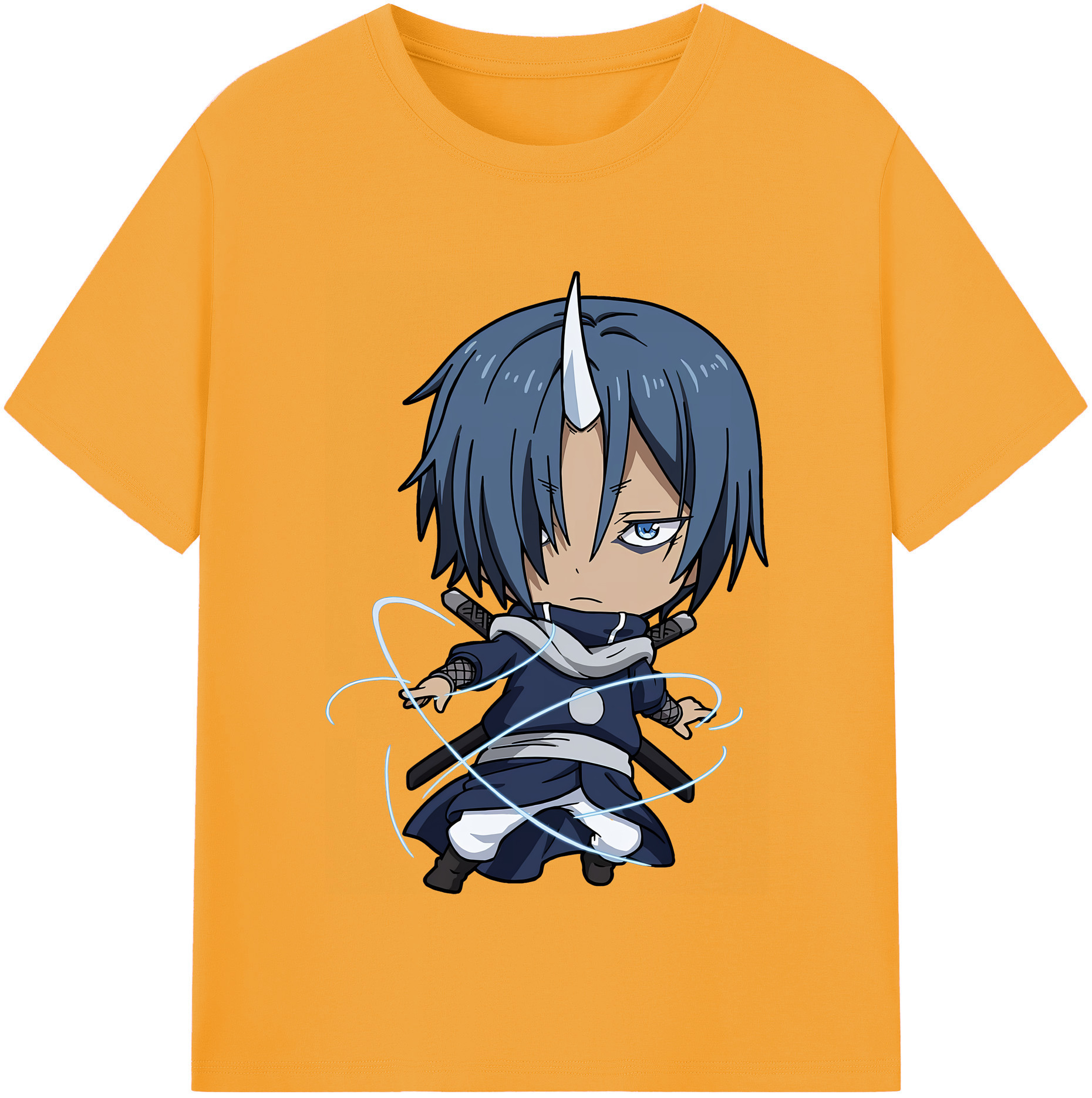 （画像用） 転スラ Regarding Reincarnated to Slime レディースカジュアルプリントTシャツ（綿100％）