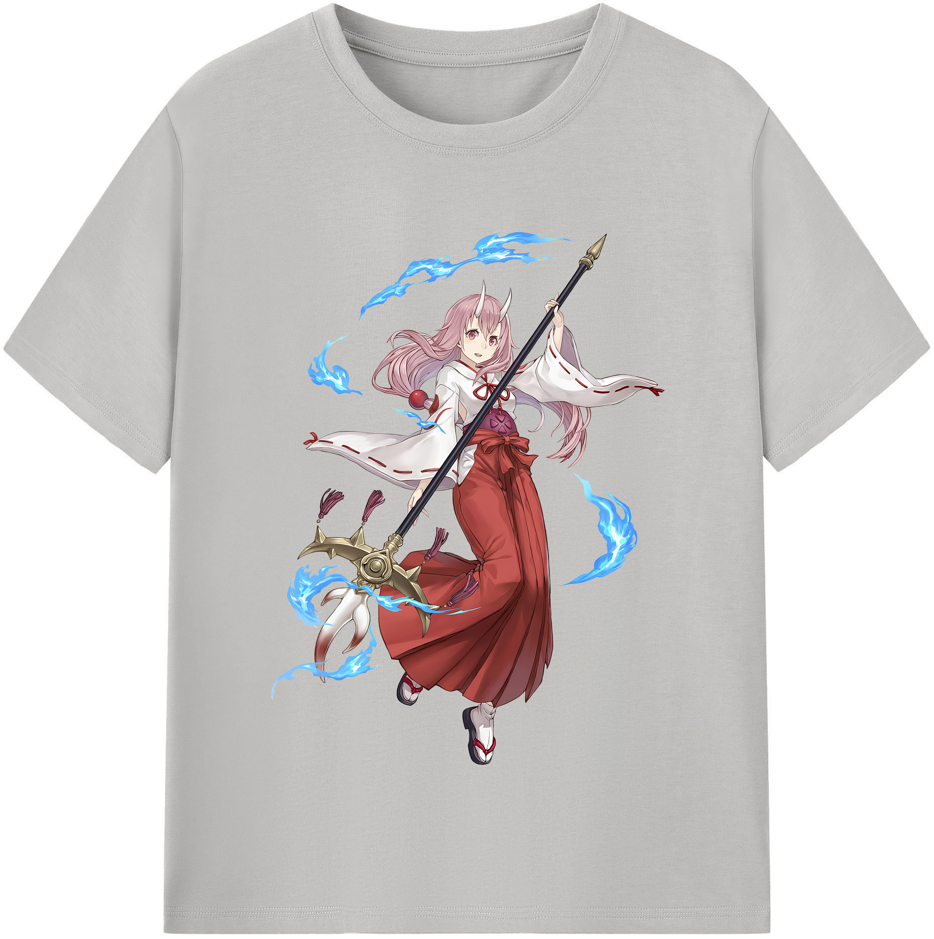 （画像用） 転スラ Regarding Reincarnated to Slime レディースカジュアルプリントTシャツ（綿100％）