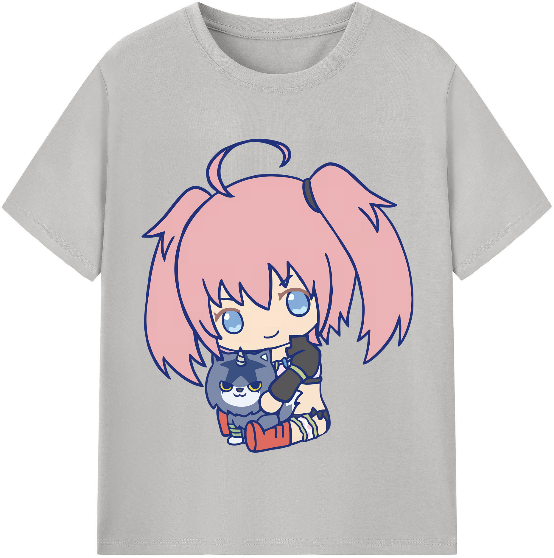 （画像用） 転スラ Regarding Reincarnated to Slime レディースカジュアルプリントTシャツ（綿100％）