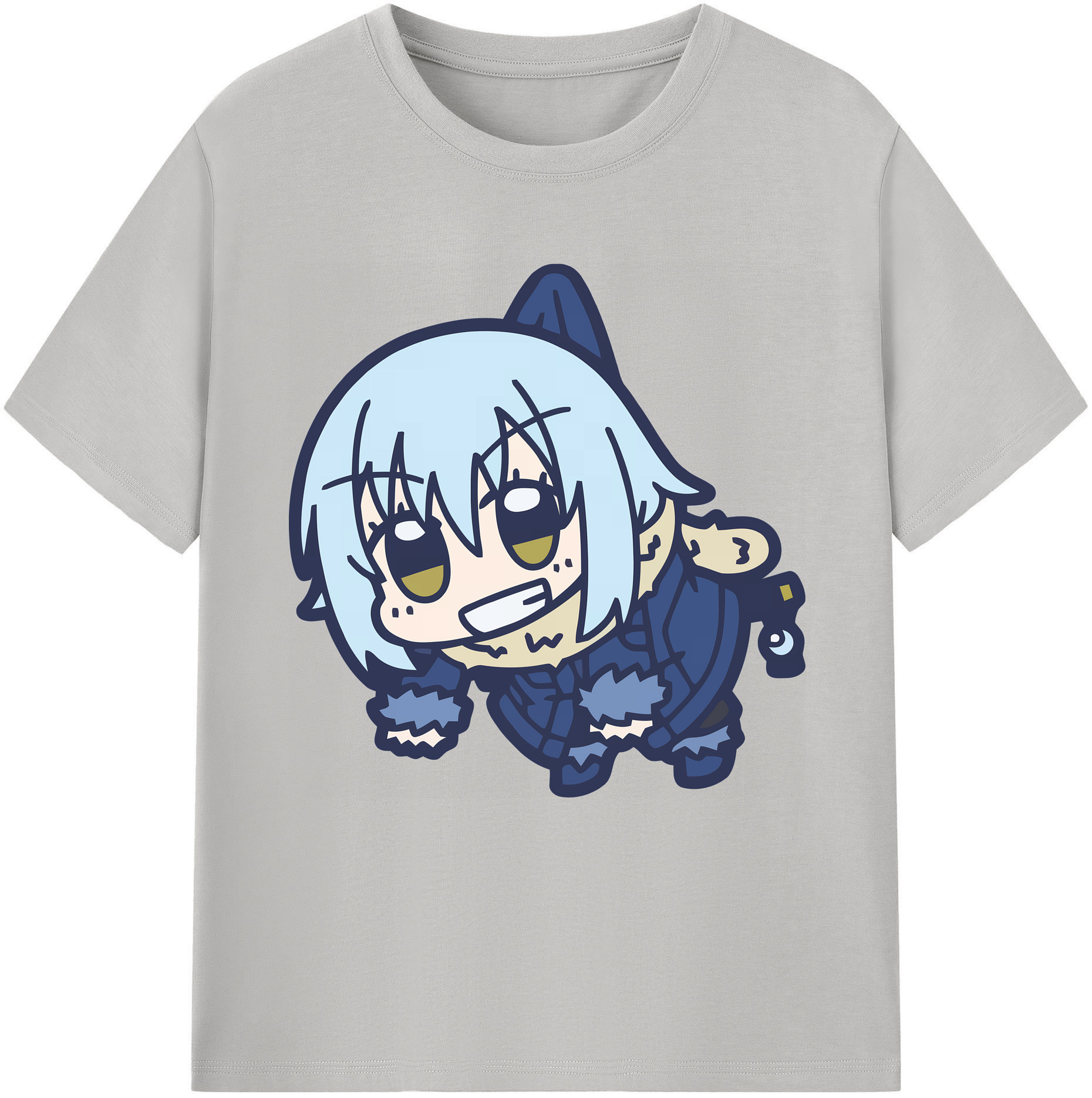 （画像用） 転スラ Regarding Reincarnated to Slime レディースカジュアルプリントTシャツ（綿100％）