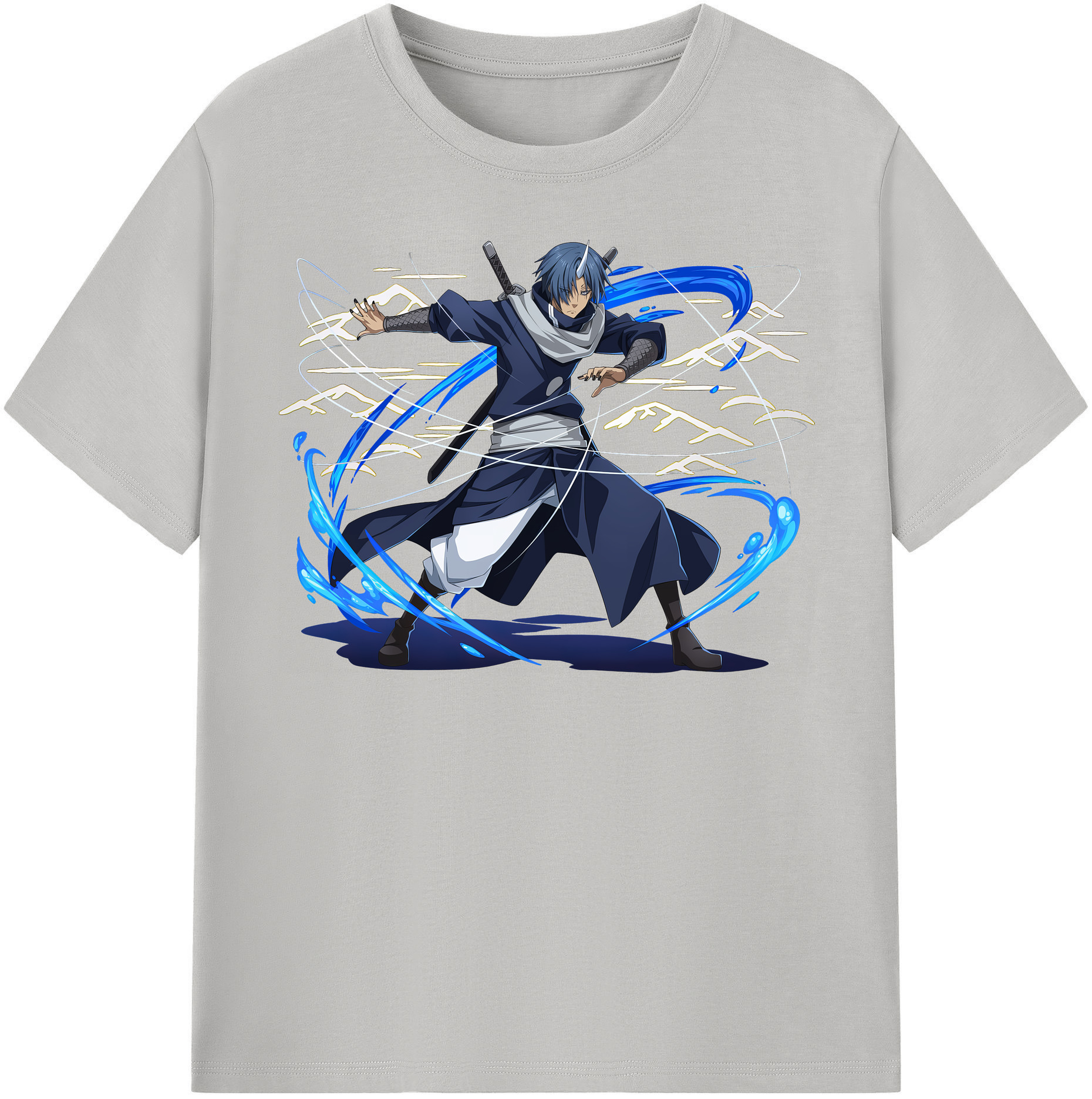 （画像用） 転スラ Regarding Reincarnated to Slime レディースカジュアルプリントTシャツ（綿100％）