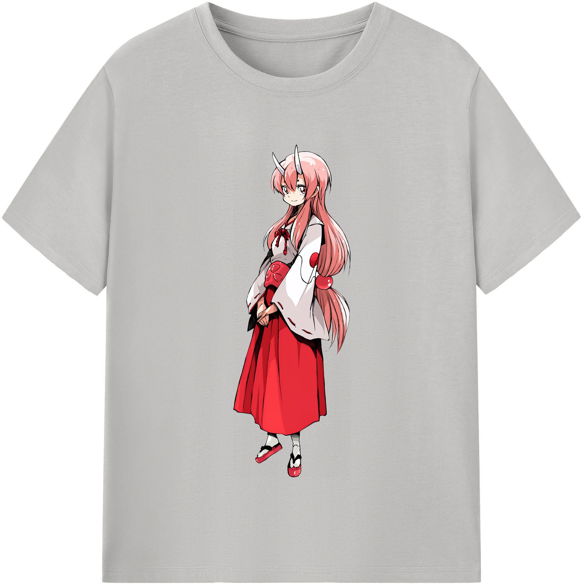 （画像用） 転スラ Regarding Reincarnated to Slime レディースカジュアルプリントTシャツ（綿100％）
