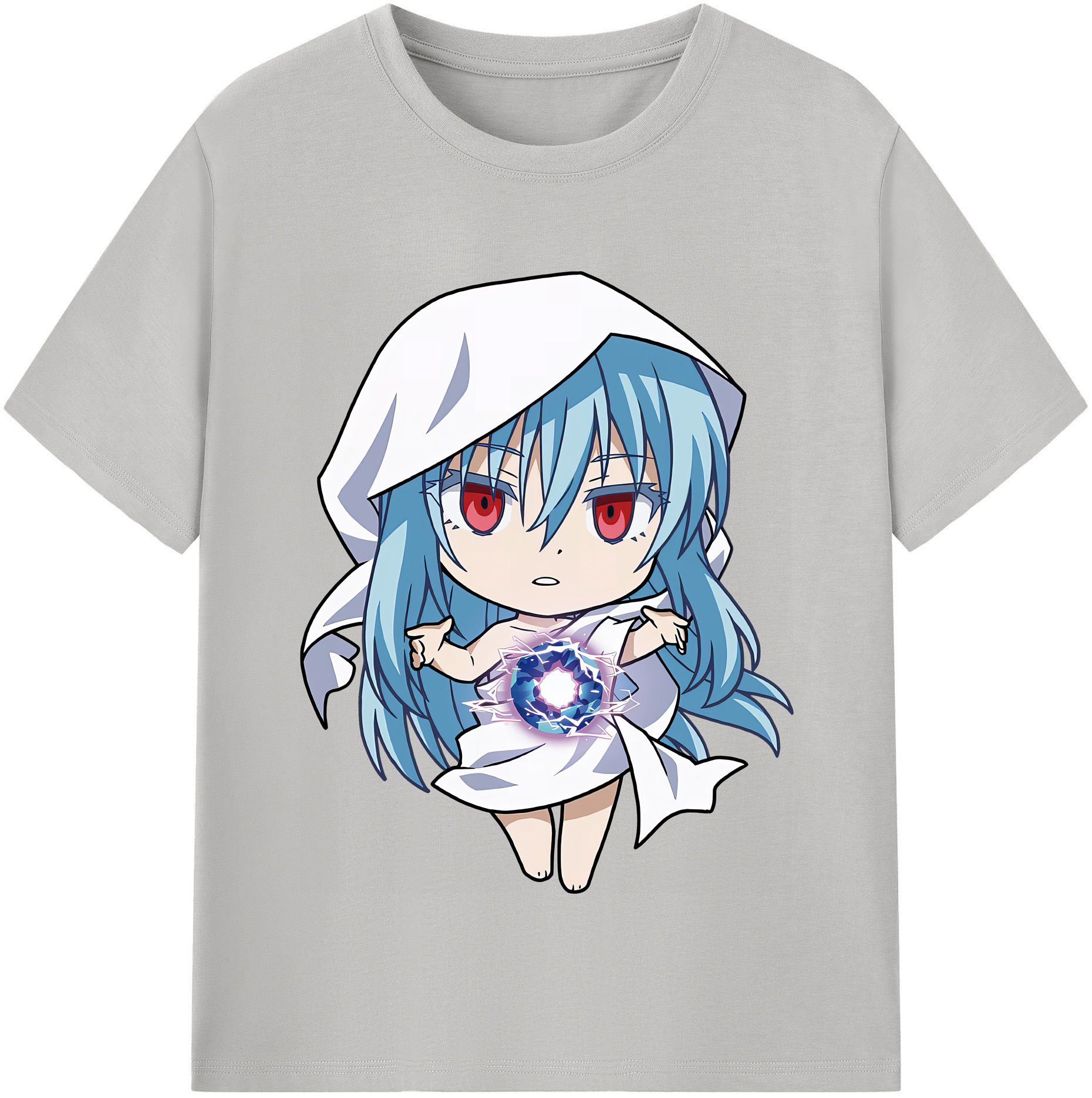 （画像用） 転スラ Regarding Reincarnated to Slime レディースカジュアルプリントTシャツ（綿100％）