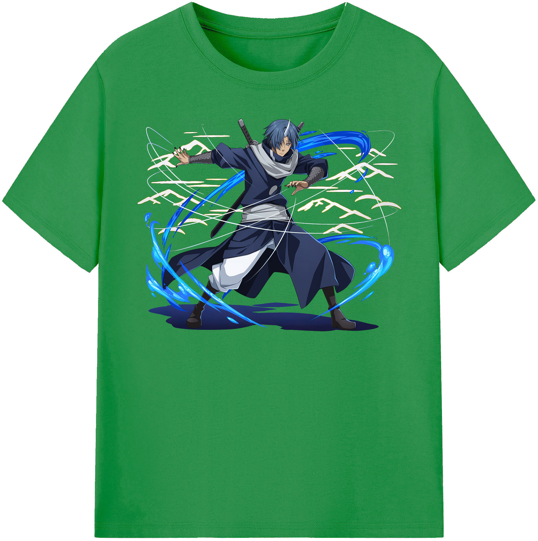（画像用） 転スラ Regarding Reincarnated to Slime レディースカジュアルプリントTシャツ（綿100％）
