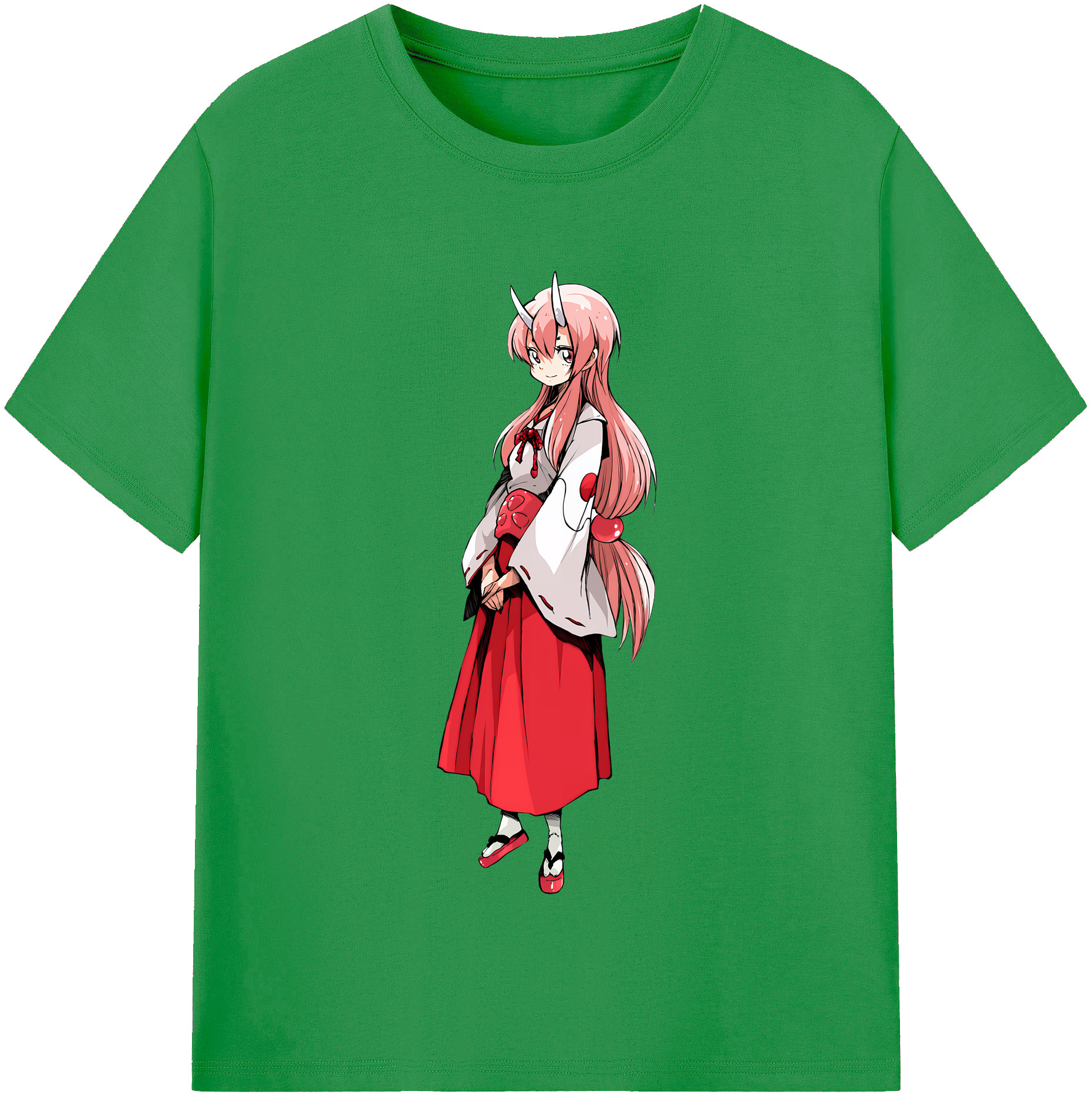 （画像用） 転スラ Regarding Reincarnated to Slime レディースカジュアルプリントTシャツ（綿100％）