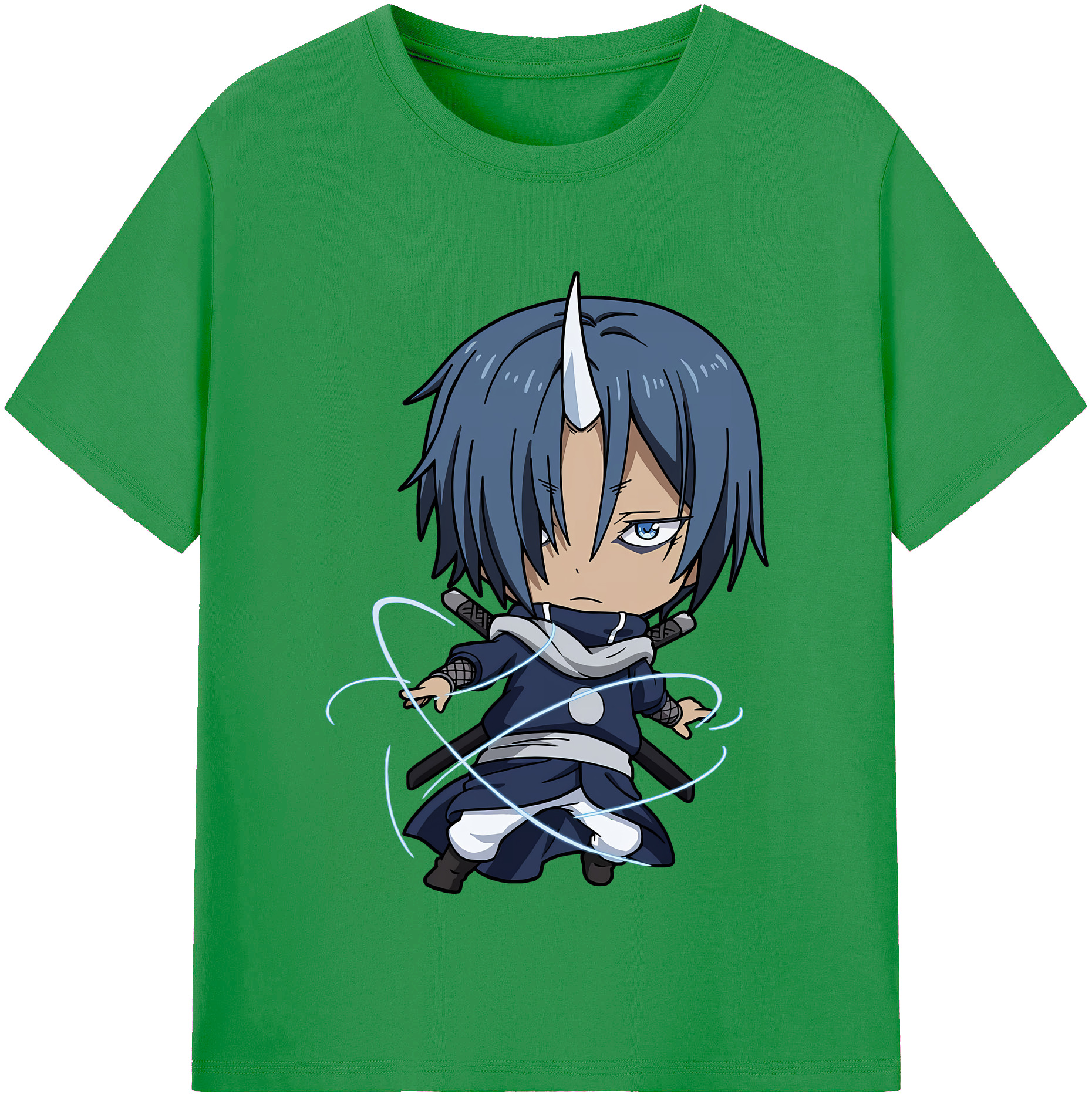 （画像用） 転スラ Regarding Reincarnated to Slime レディースカジュアルプリントTシャツ（綿100％）