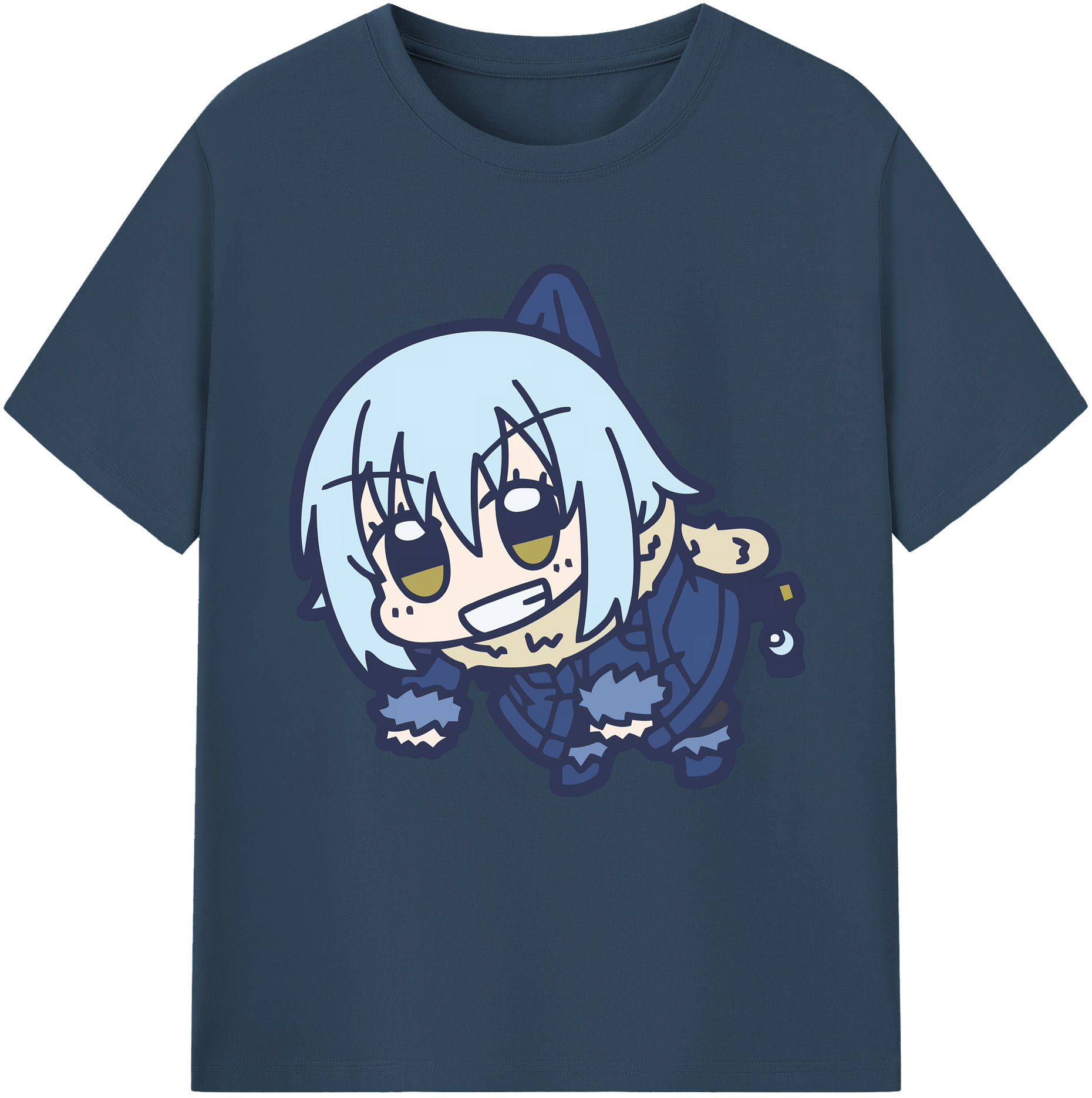 （画像用） 転スラ Regarding Reincarnated to Slime レディースカジュアルプリントTシャツ（綿100％）