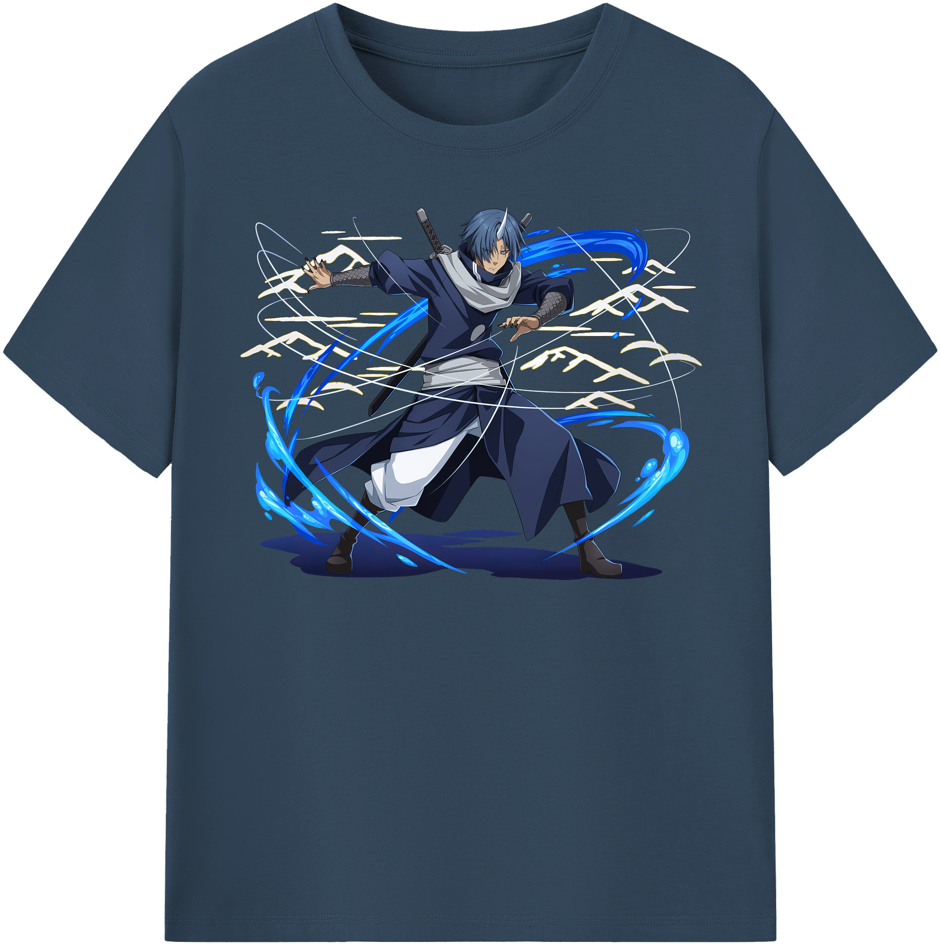 （画像用） 転スラ Regarding Reincarnated to Slime レディースカジュアルプリントTシャツ（綿100％）