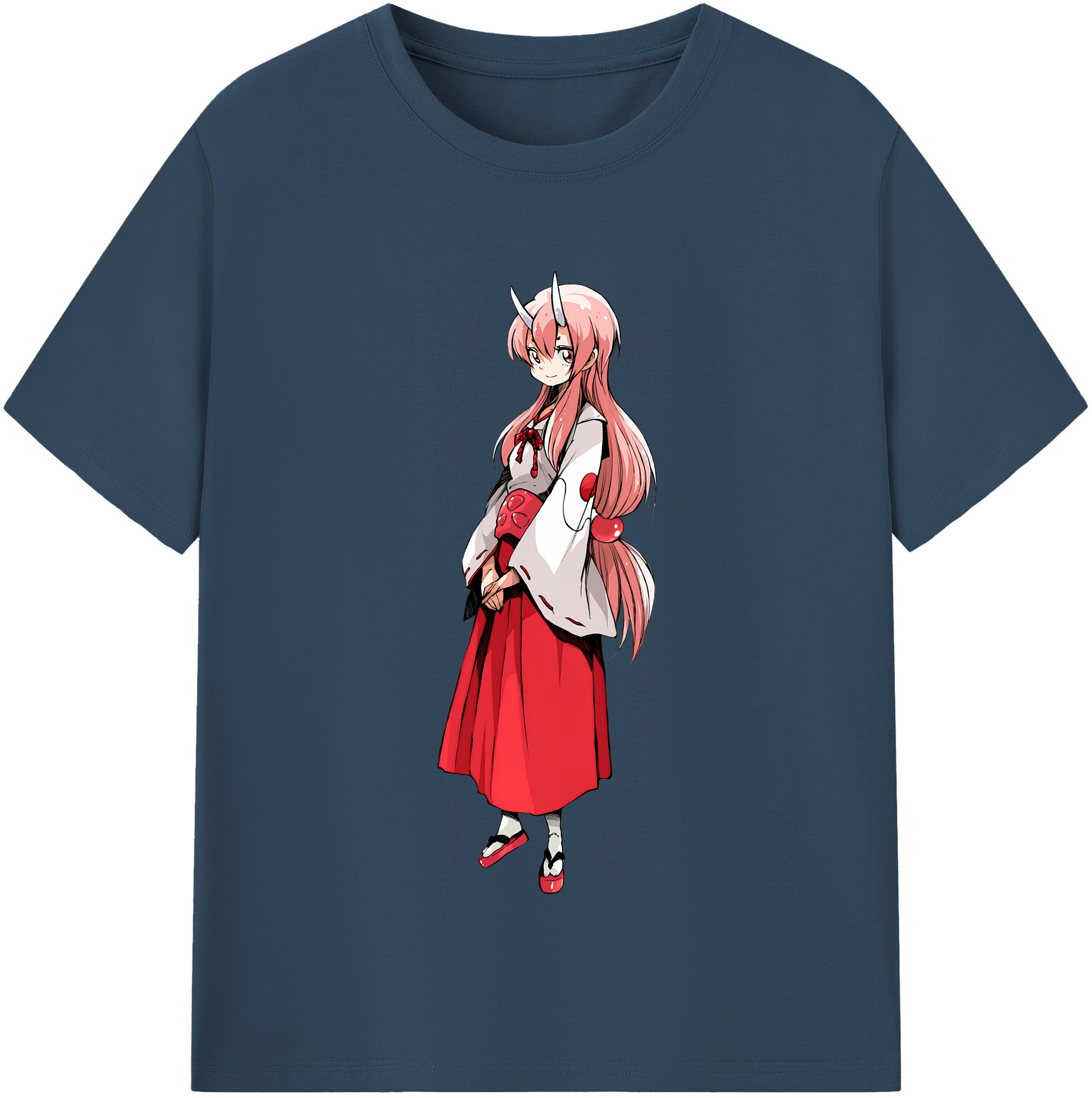 （画像用） 転スラ Regarding Reincarnated to Slime レディースカジュアルプリントTシャツ（綿100％）