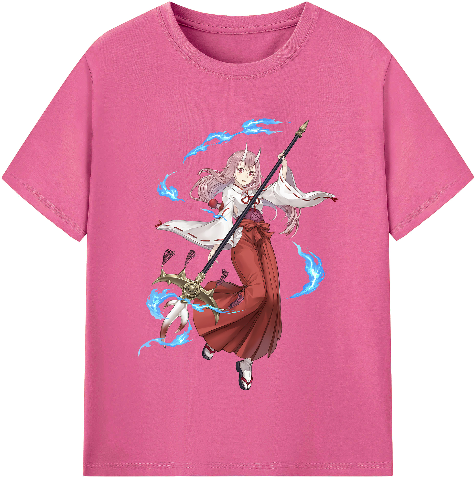 （画像用） 転スラ Regarding Reincarnated to Slime レディースカジュアルプリントTシャツ（綿100％）