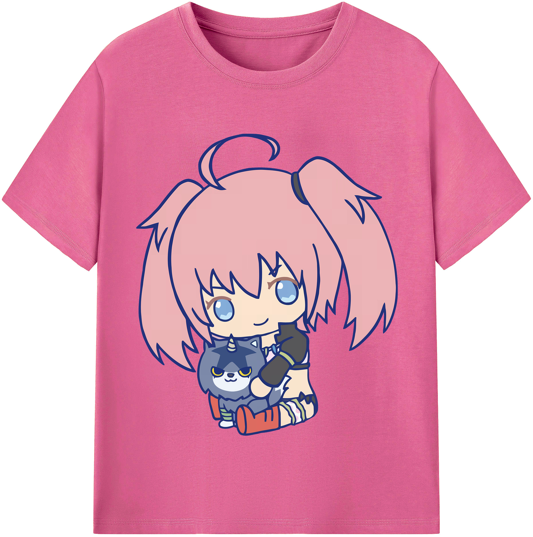 （画像用） 転スラ Regarding Reincarnated to Slime レディースカジュアルプリントTシャツ（綿100％）