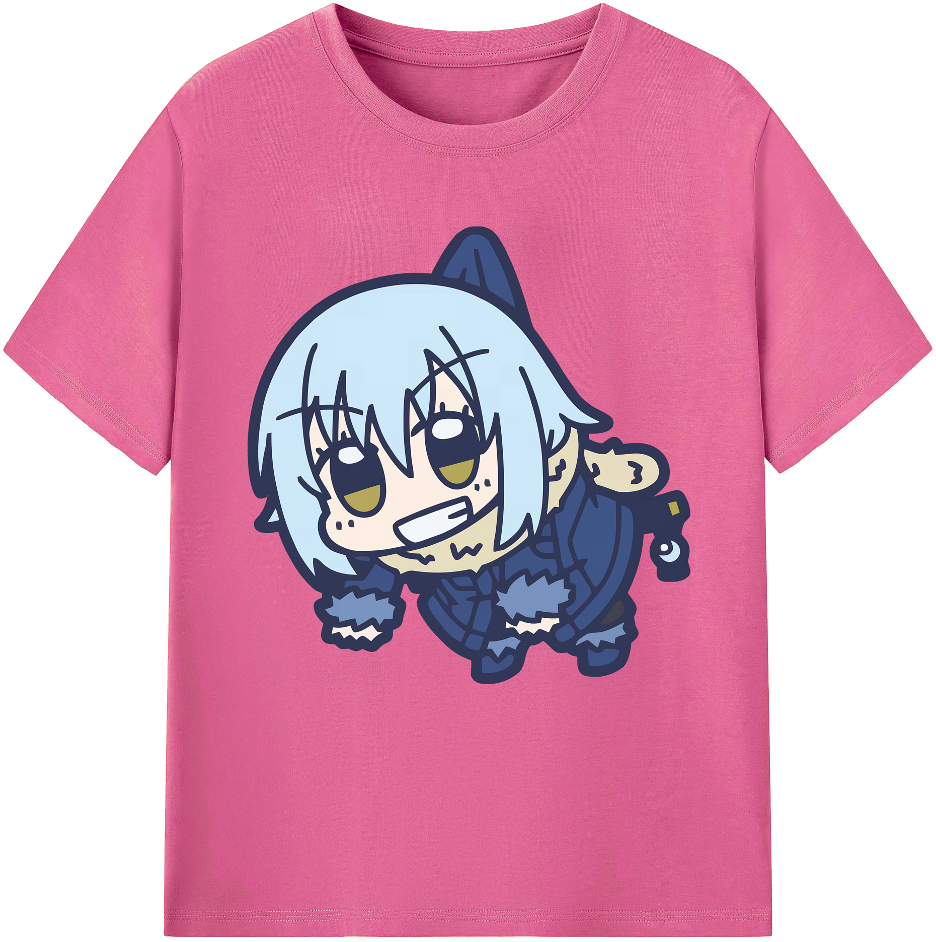 （画像用） 転スラ Regarding Reincarnated to Slime レディースカジュアルプリントTシャツ（綿100％）